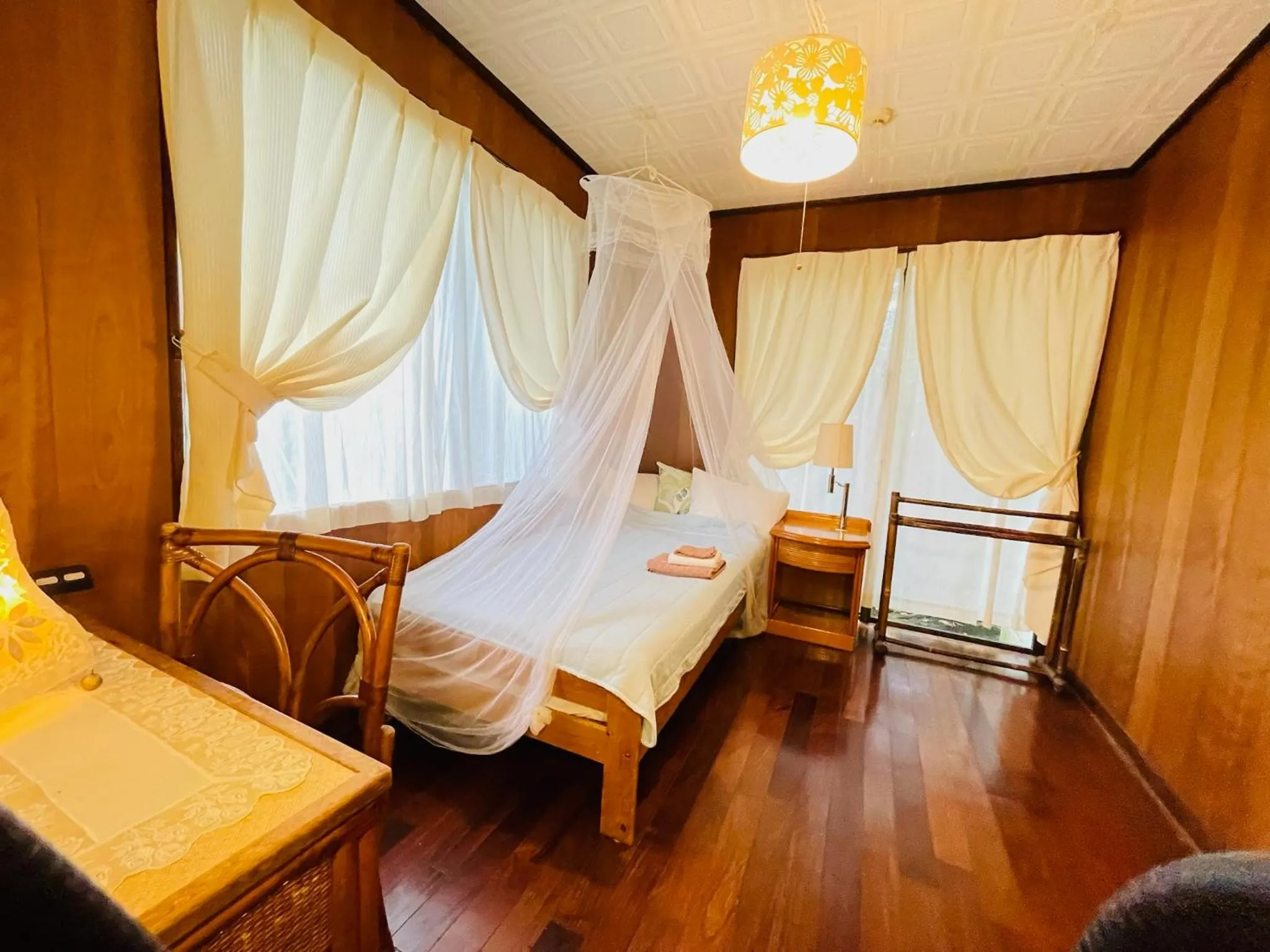 Bed in Milk-ya Women-Only Guest House