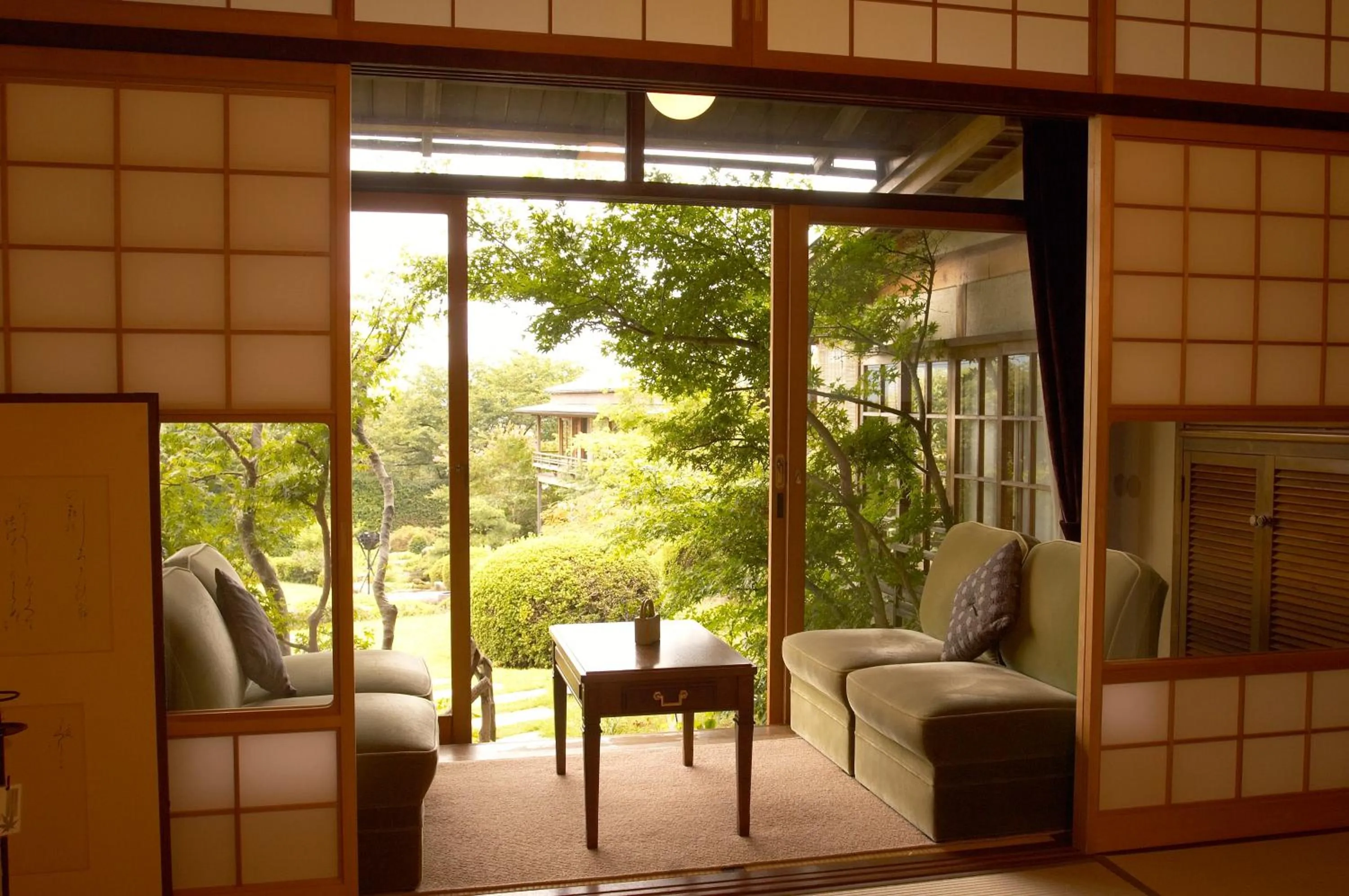 Seating area in Sekitei