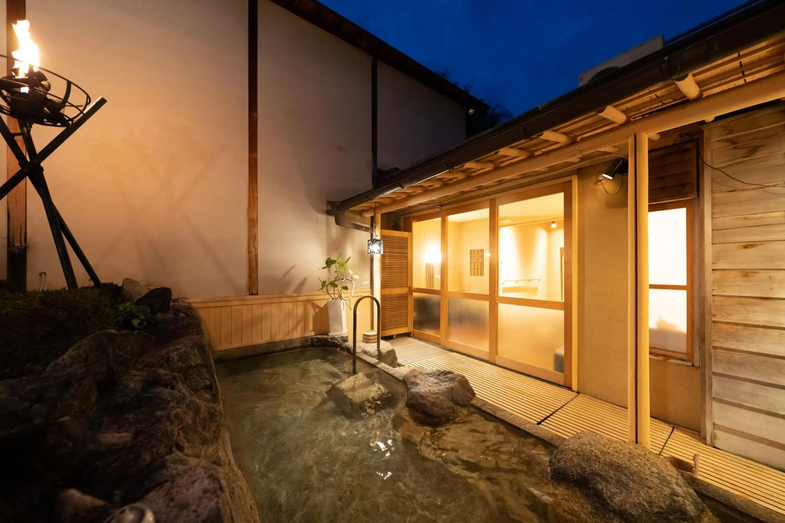 Open Air Bath in Sekitei