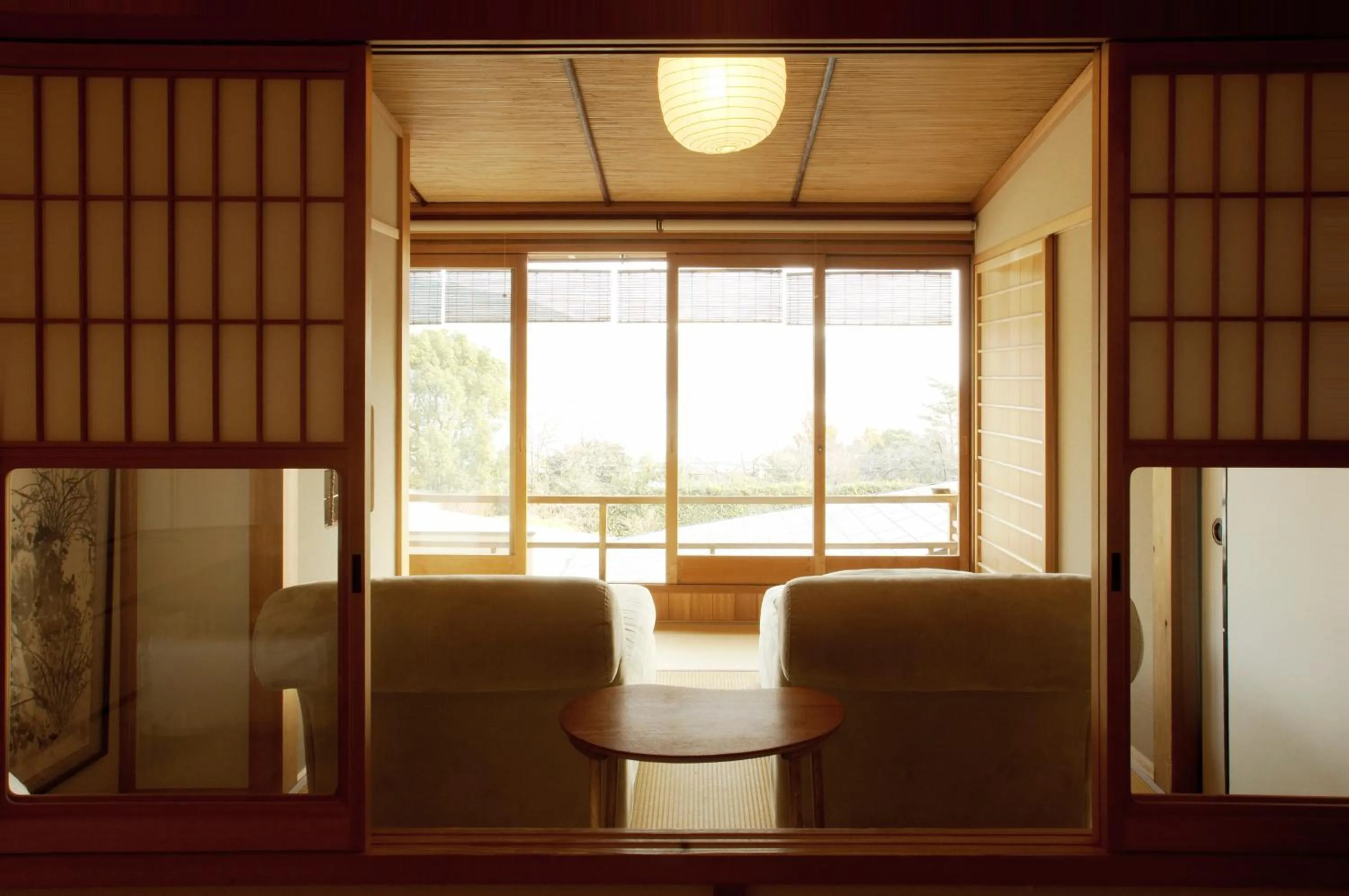 Seating area in Sekitei