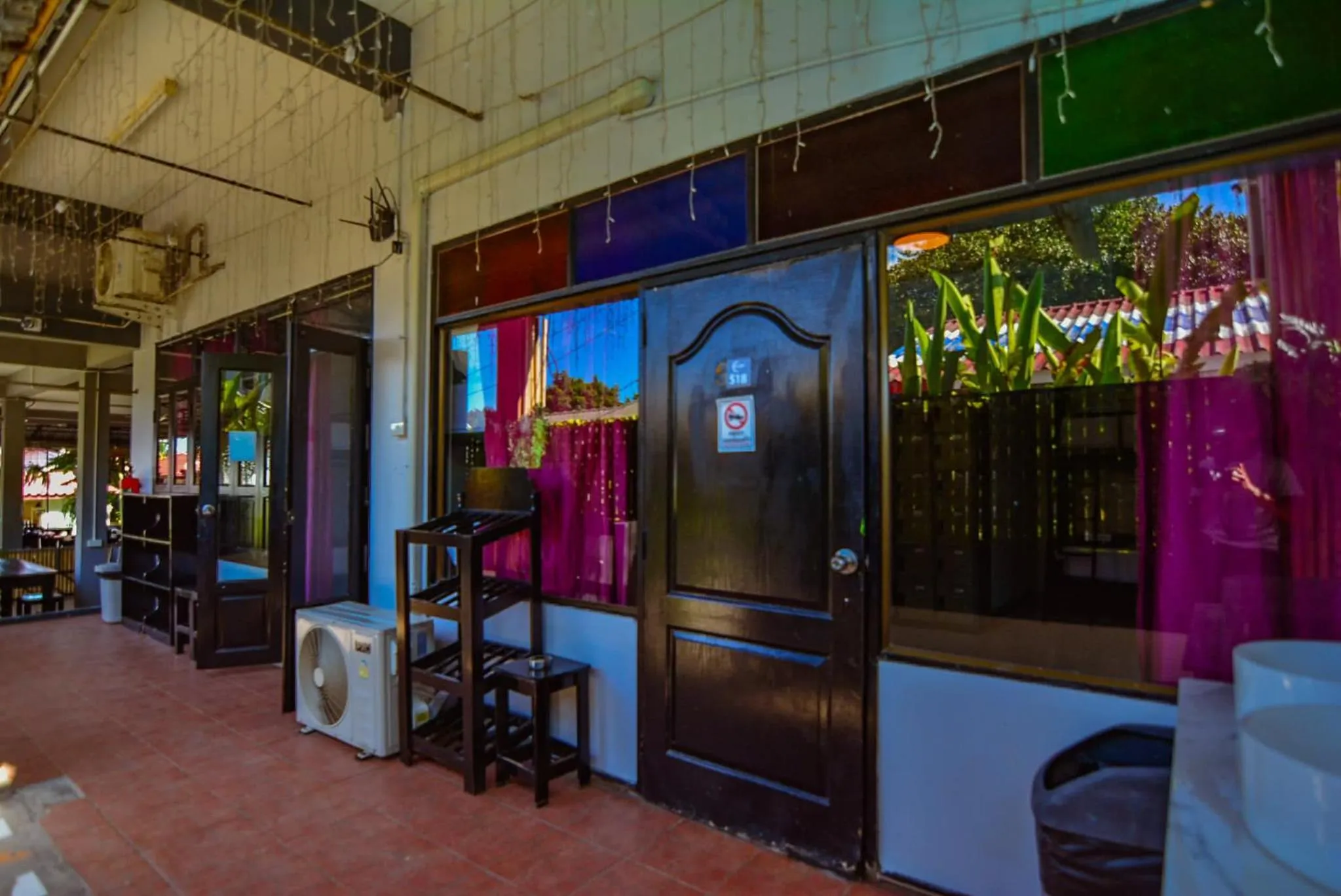 Balcony/Terrace in Eclipse Hostel and Bar