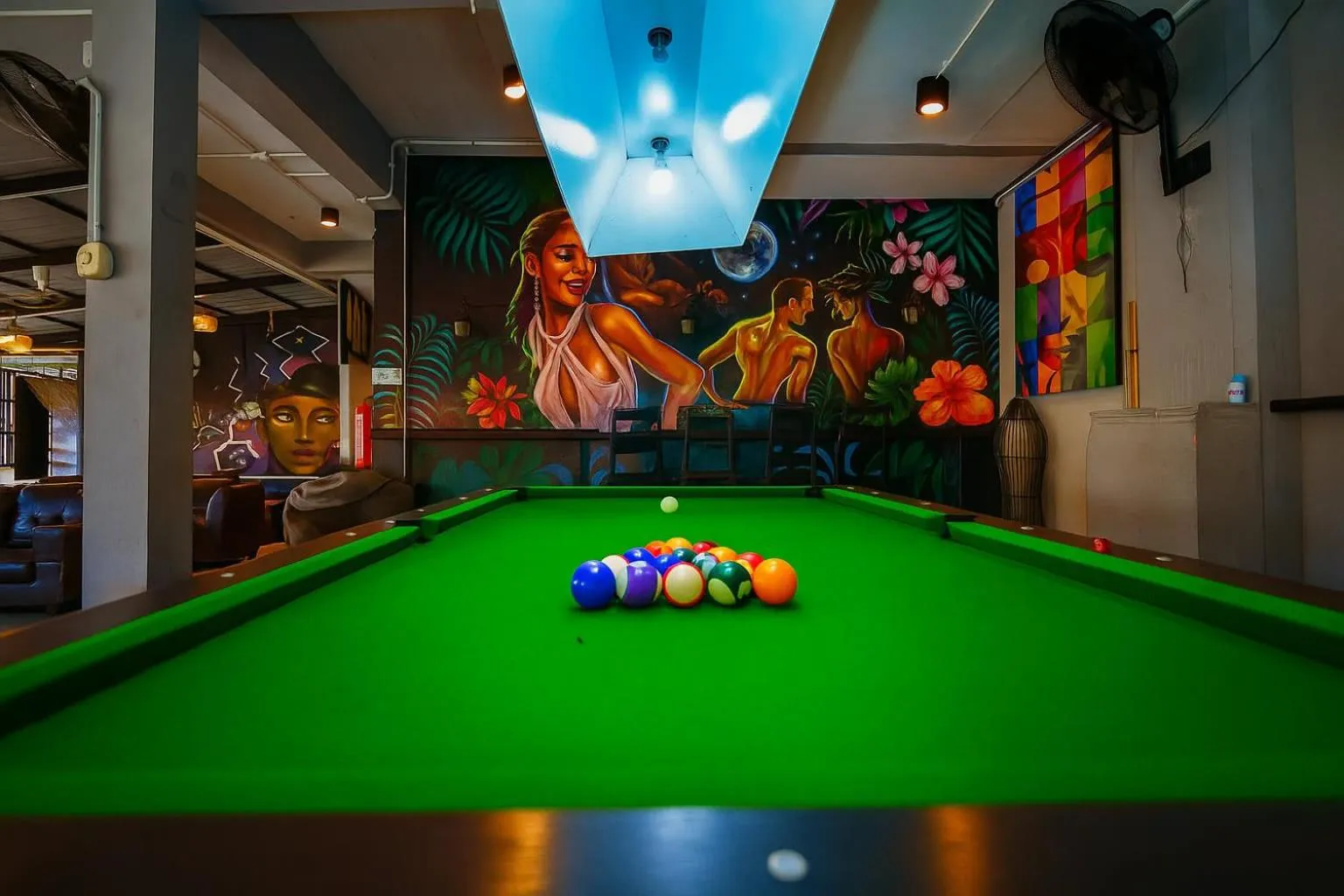Billiard in Eclipse Hostel and Bar