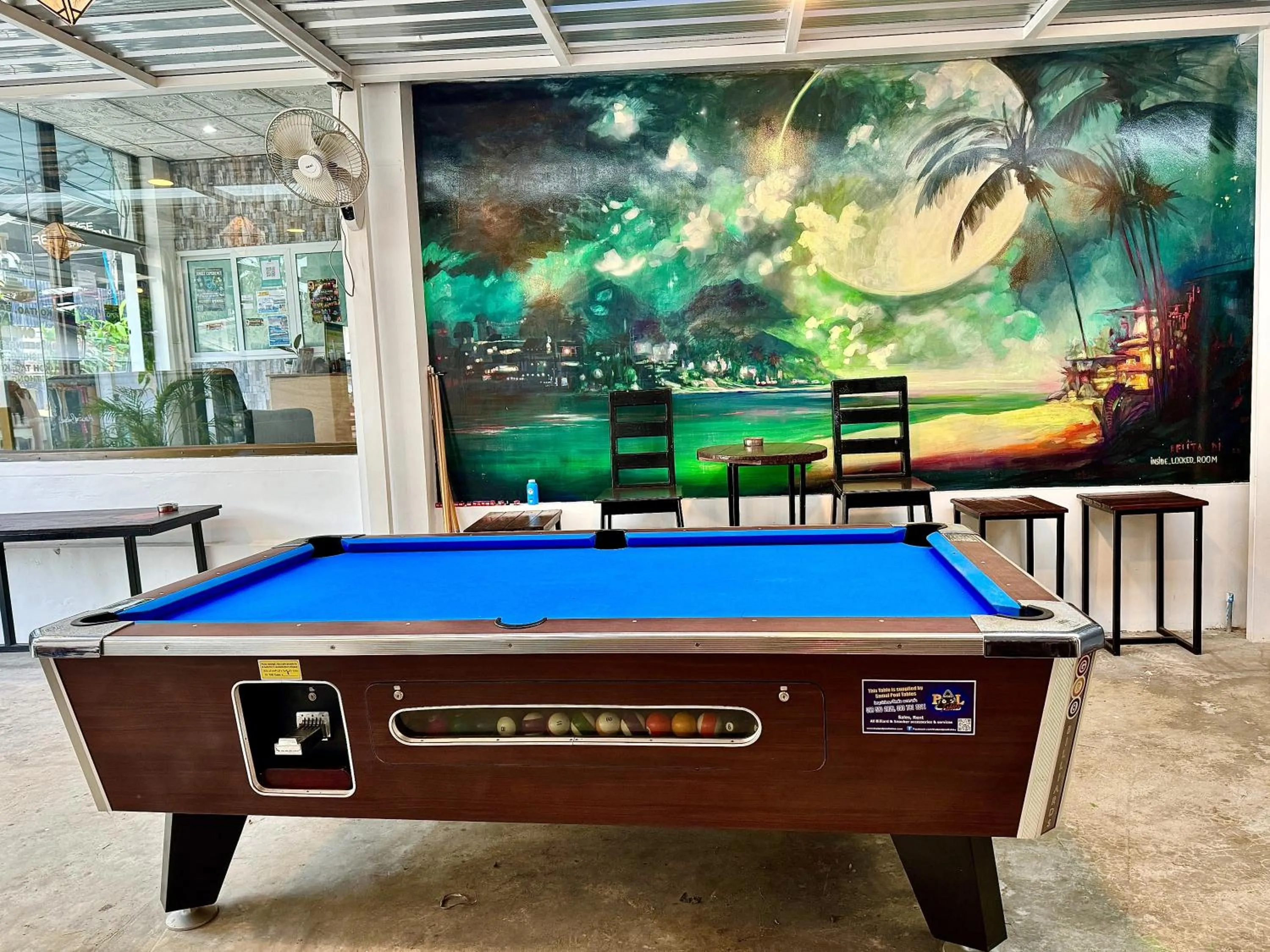 Billiard in Eclipse Hostel and Bar