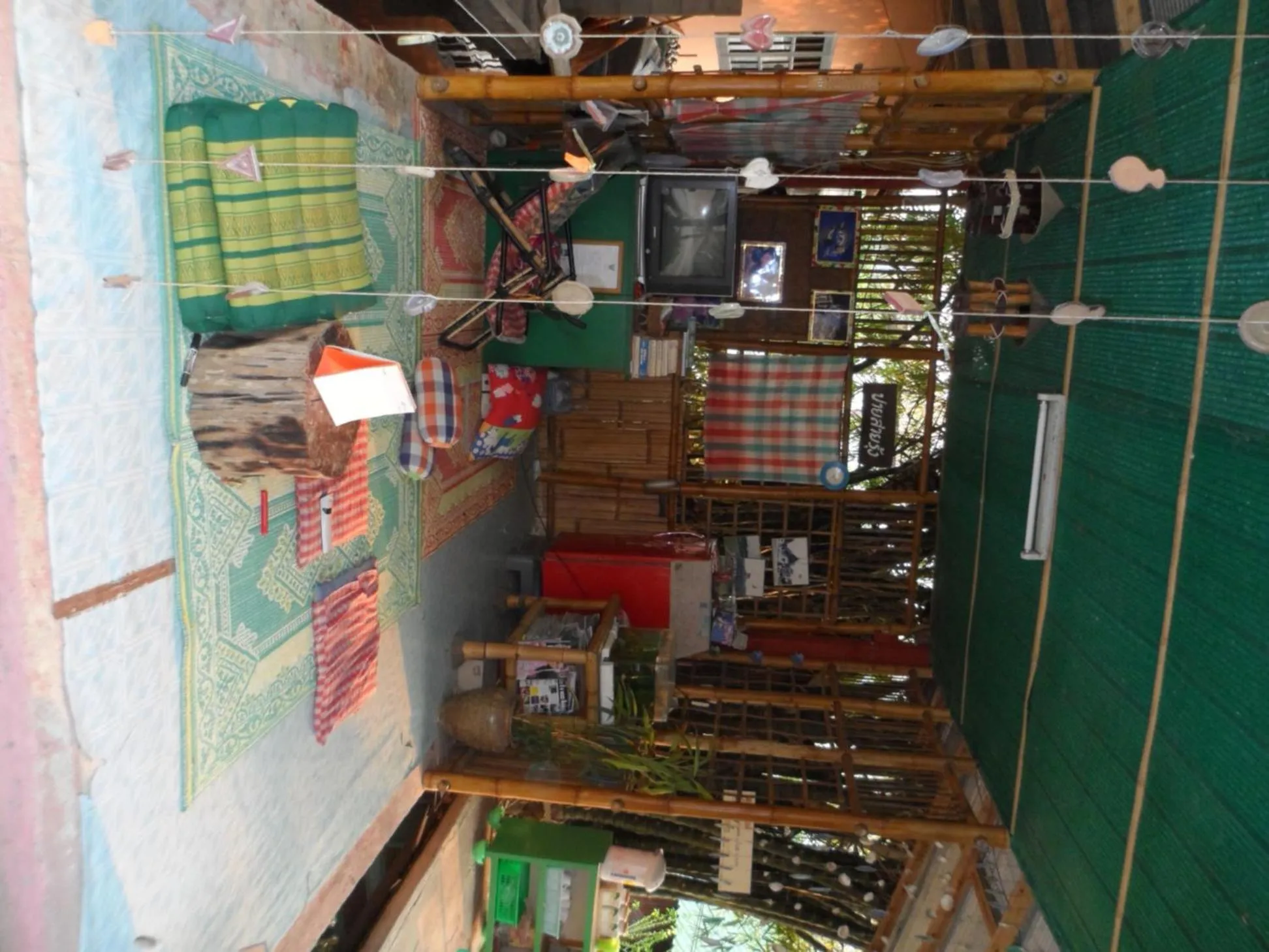 Communal lounge/ TV room in Rainbow House Pai