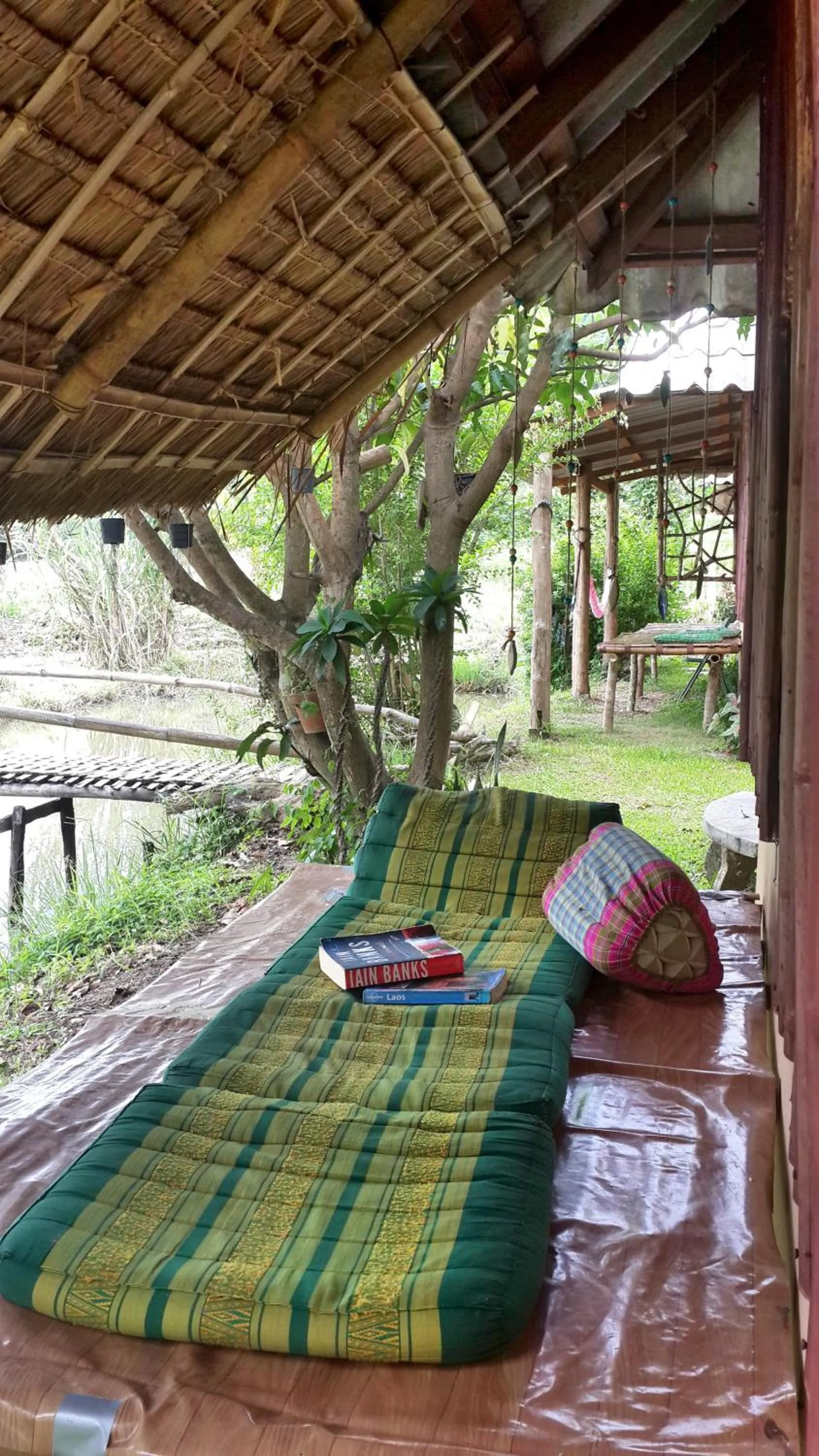 Property building, Bed in Rainbow House Pai