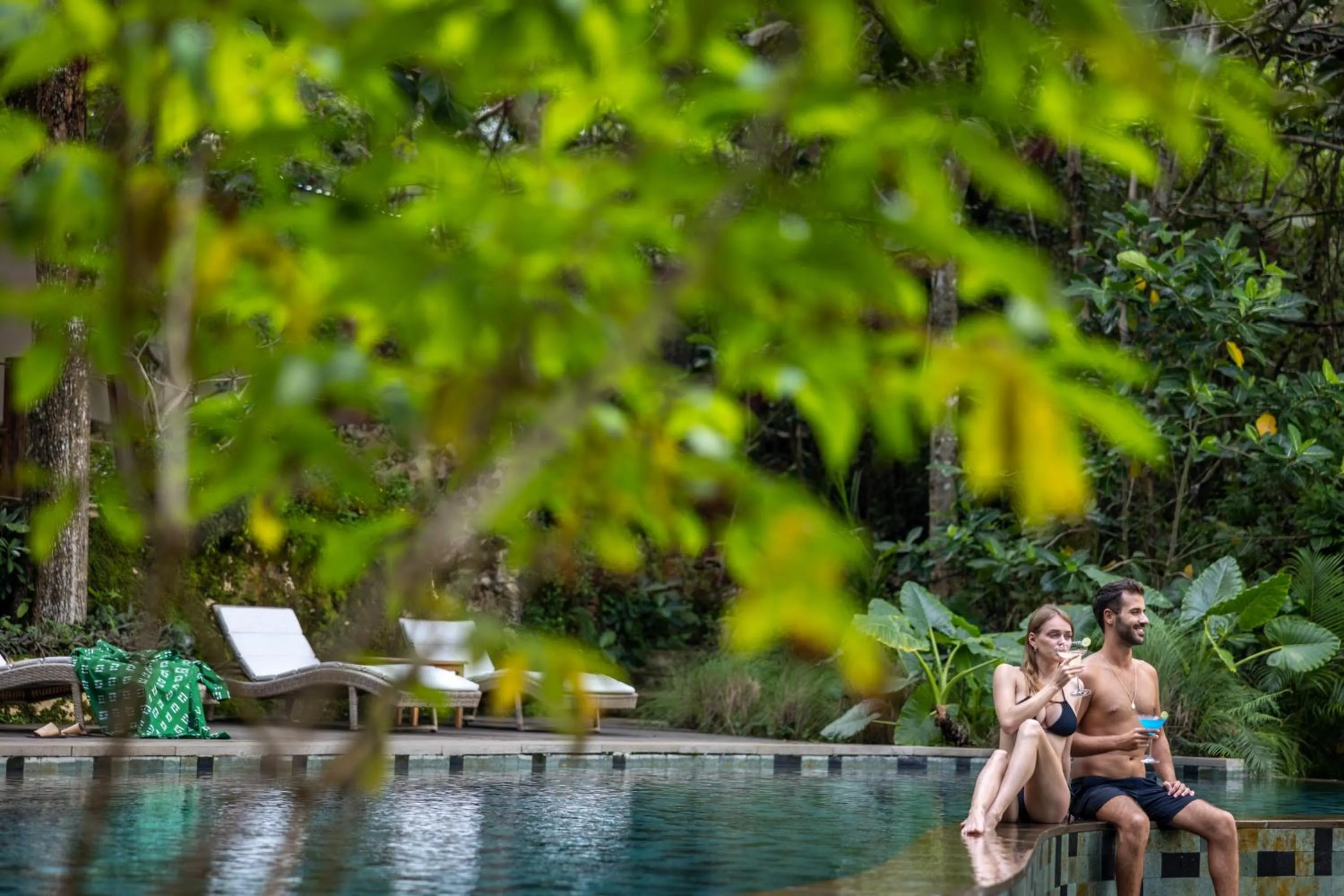 Pool view in The Mesare Eco Resort