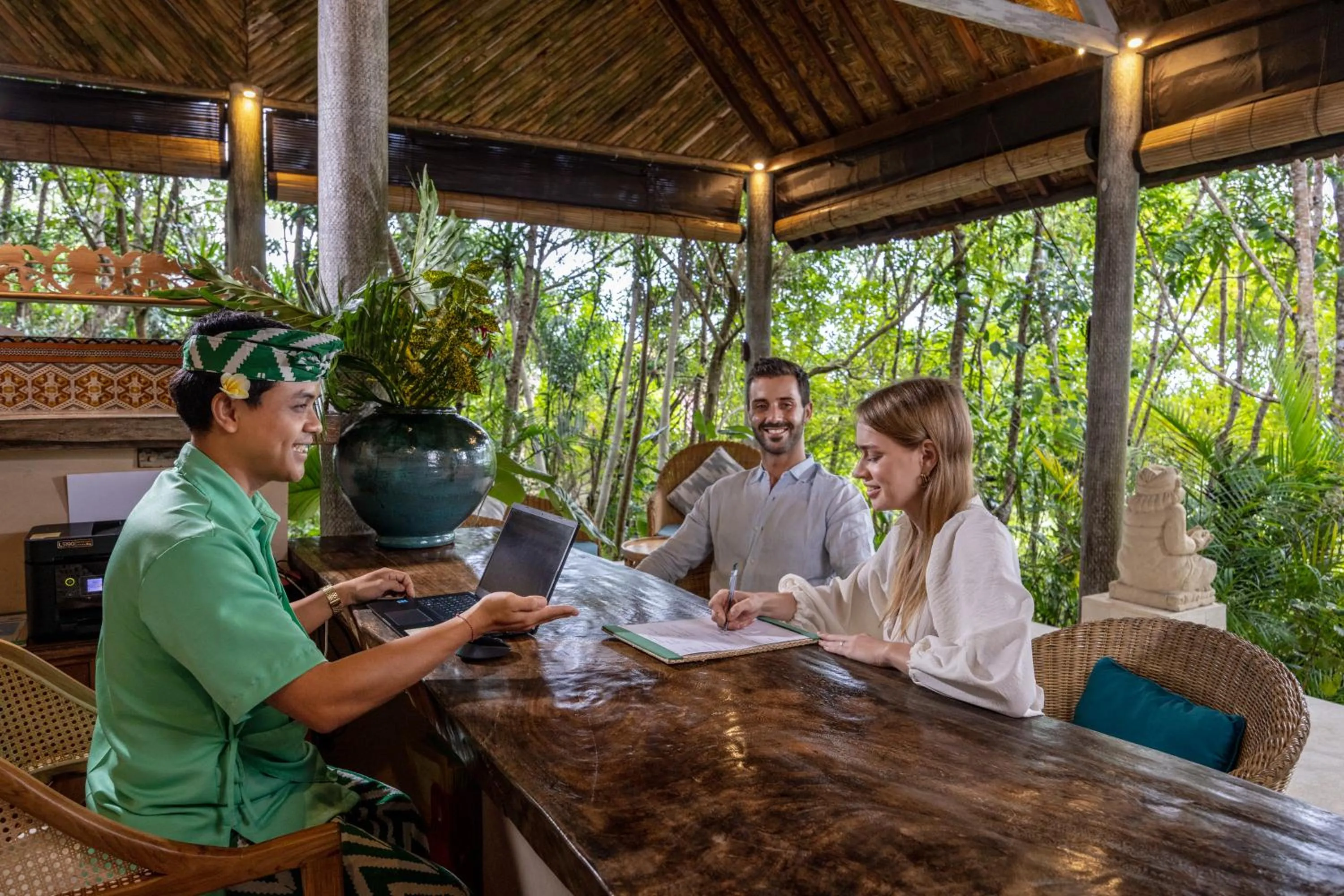 Lobby or reception in The Mesare Eco Resort