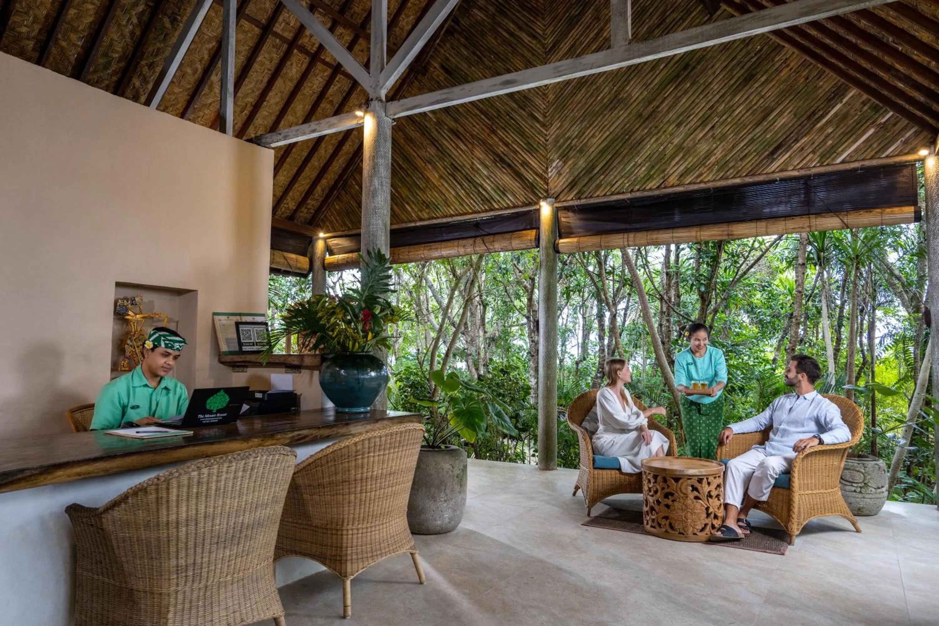 Lobby or reception in The Mesare Eco Resort