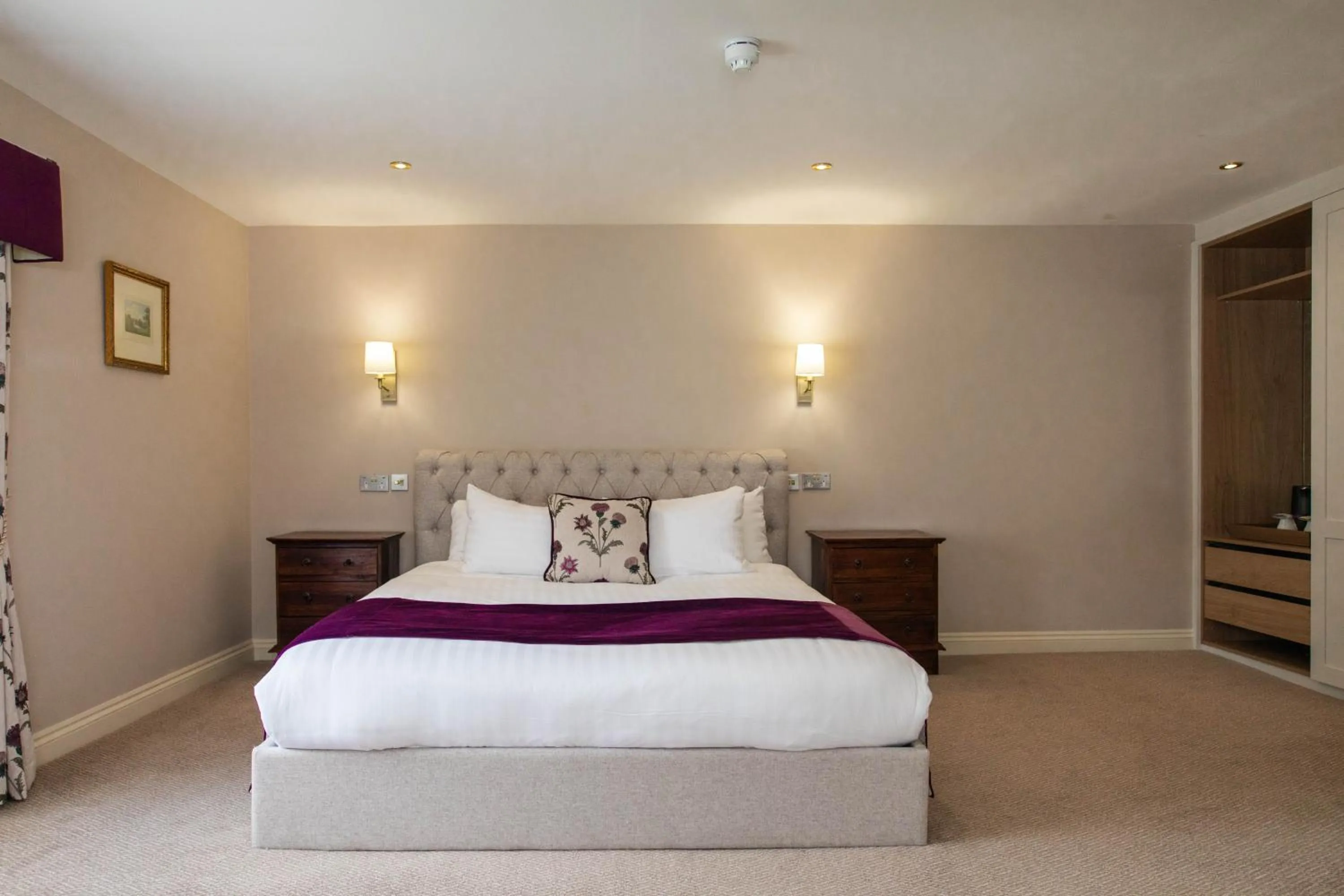 Bed in Owston Hall Hotel