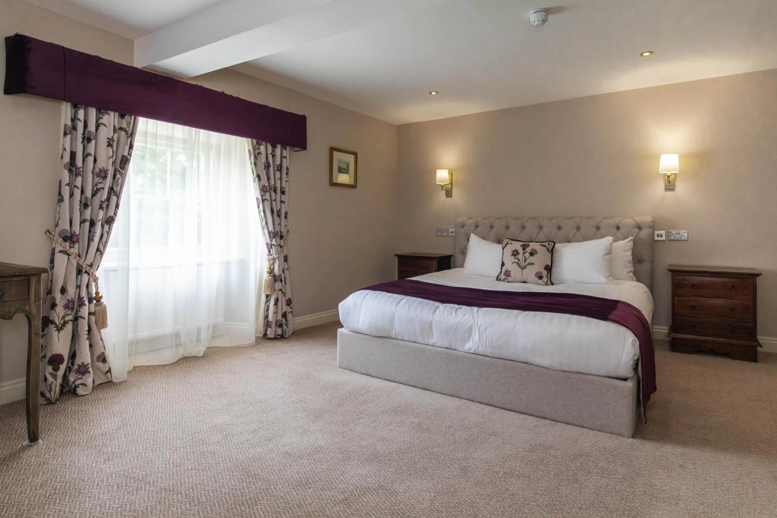 Bed in Owston Hall Hotel