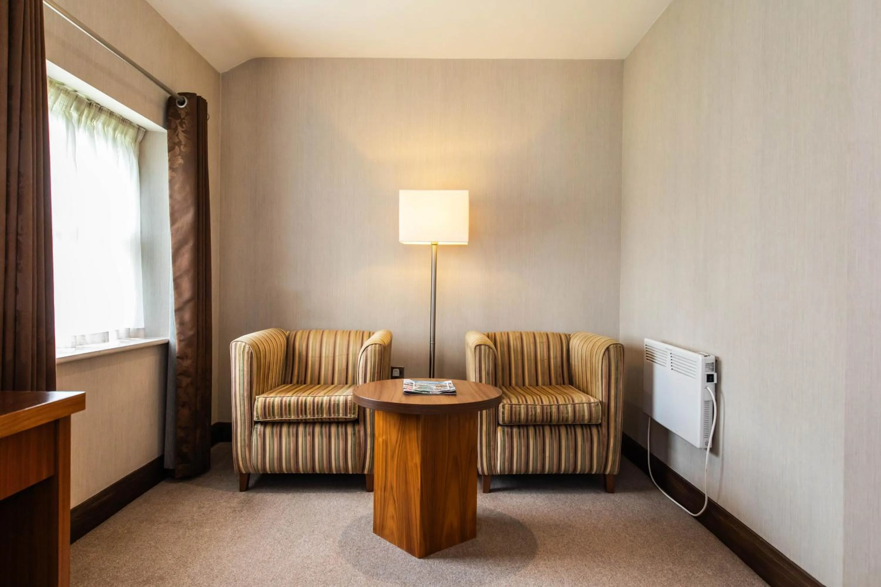 Seating area in Owston Hall Hotel
