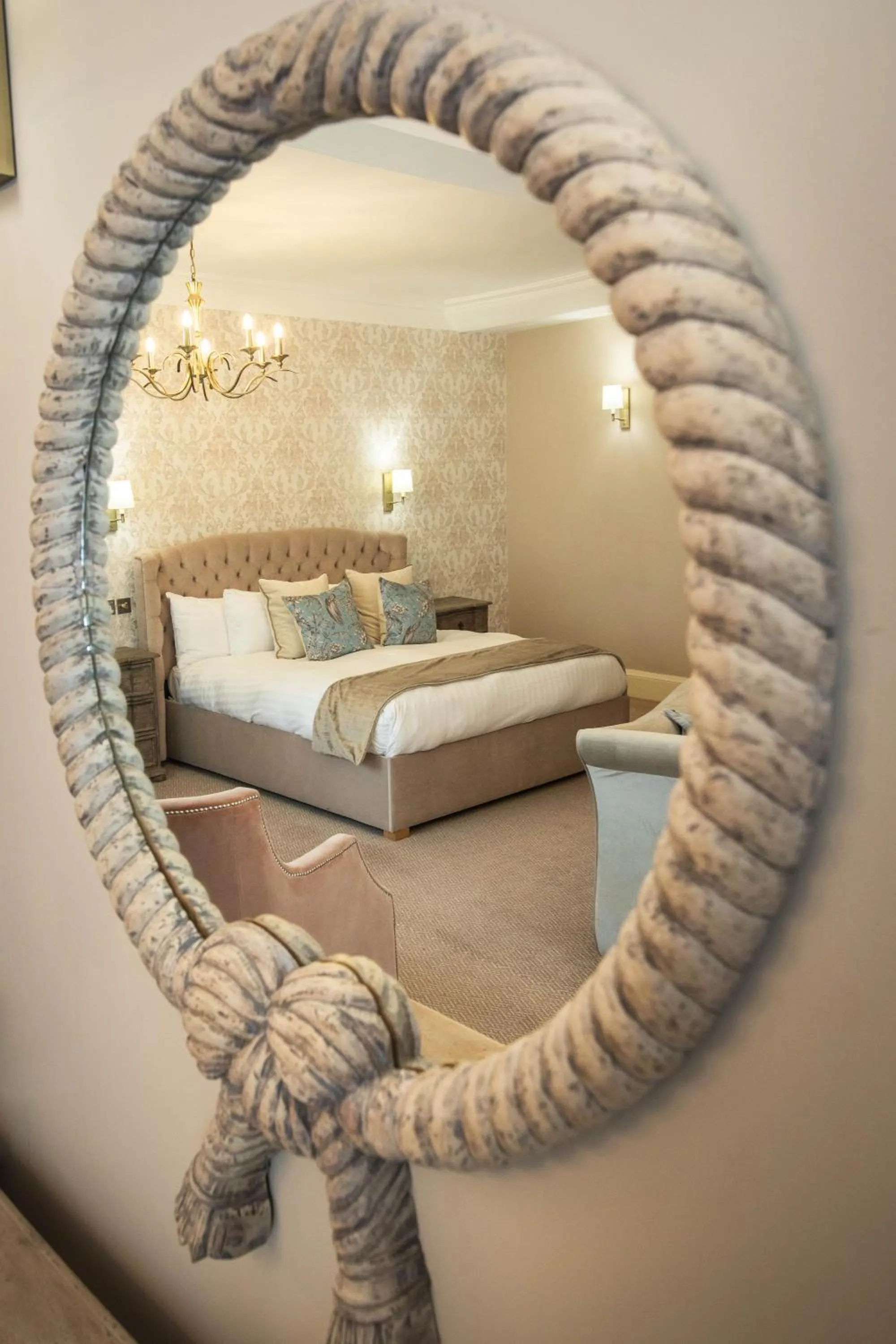 Bed in Owston Hall Hotel