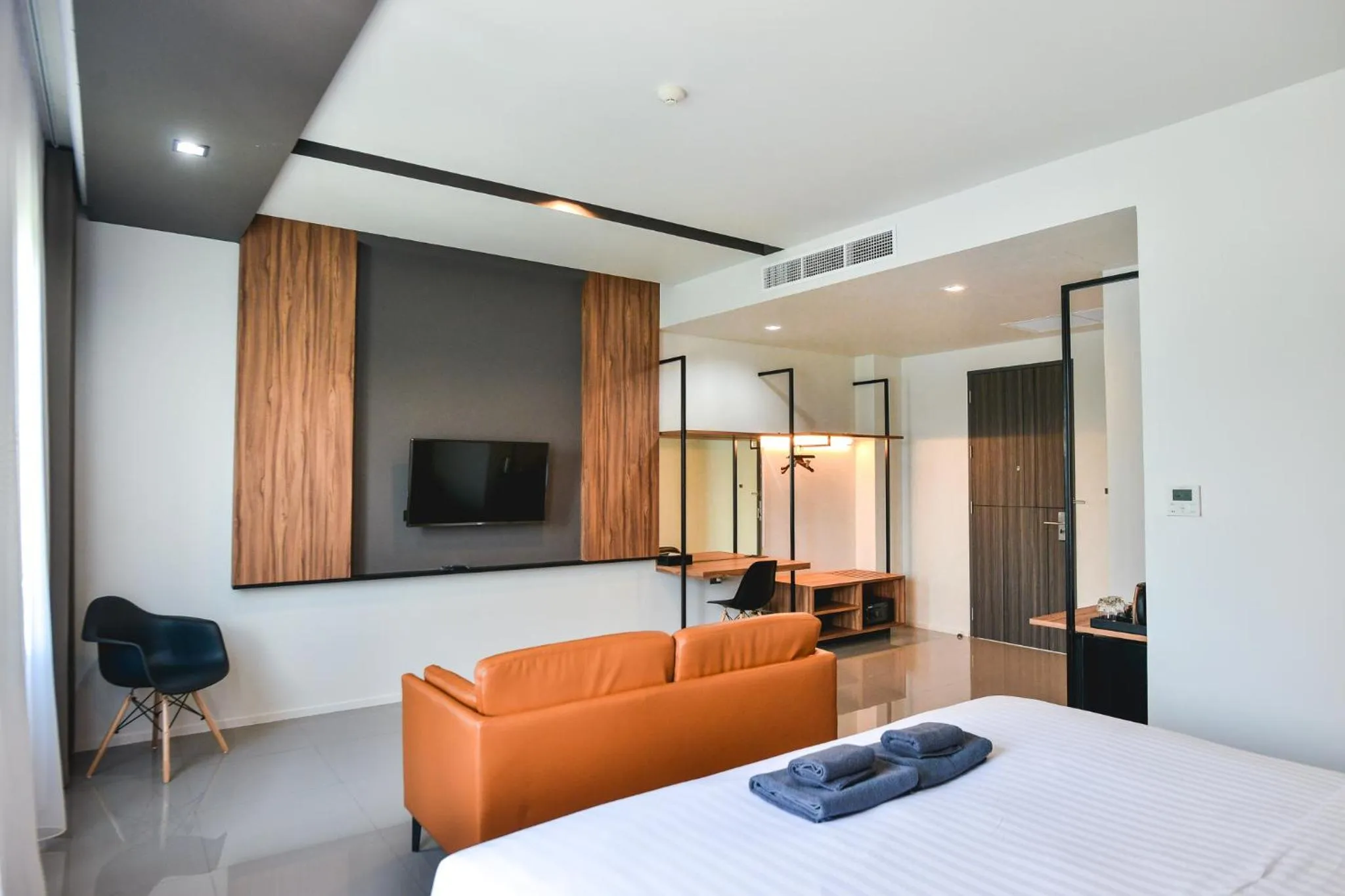 Bed in 9D Sport Hotel