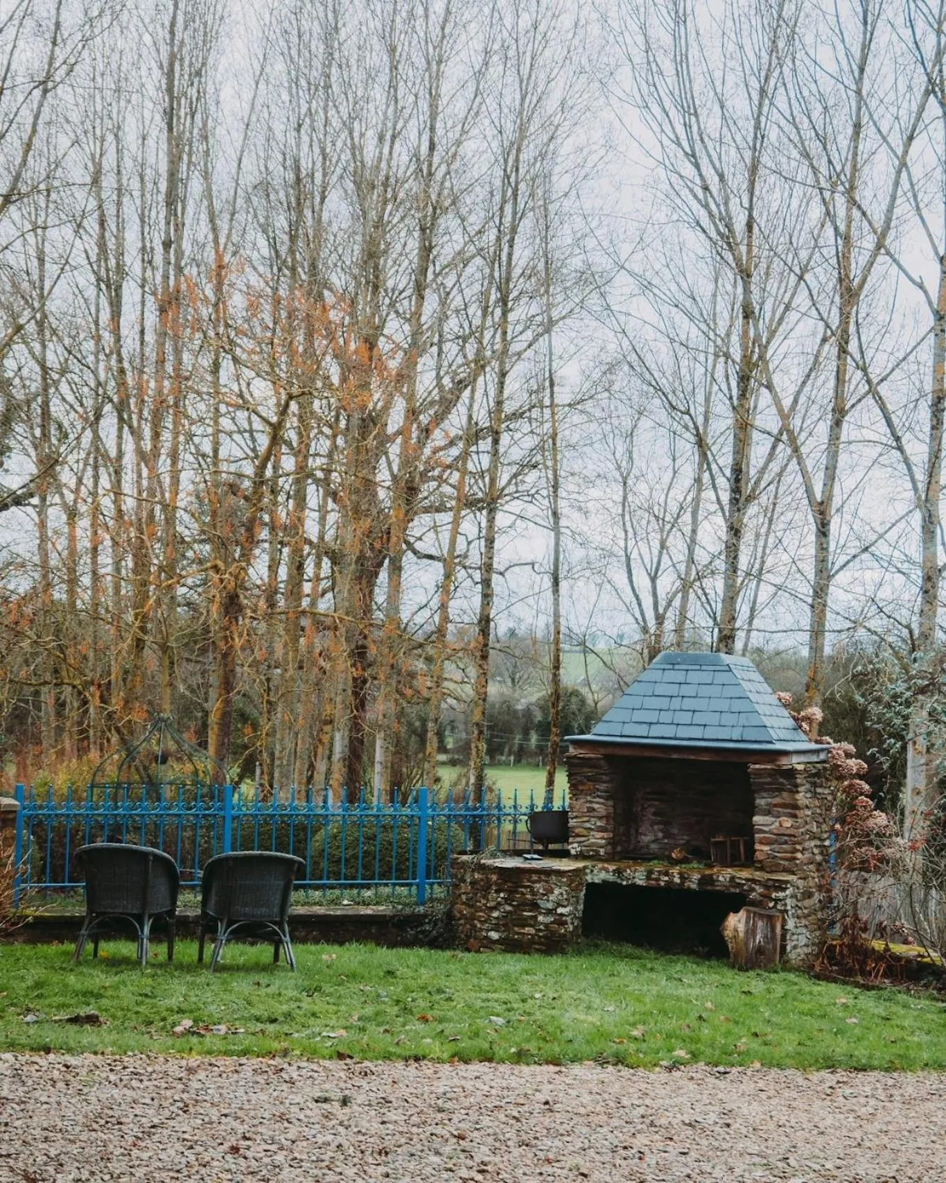 Natural landscape in Domaine de la Fauvriere