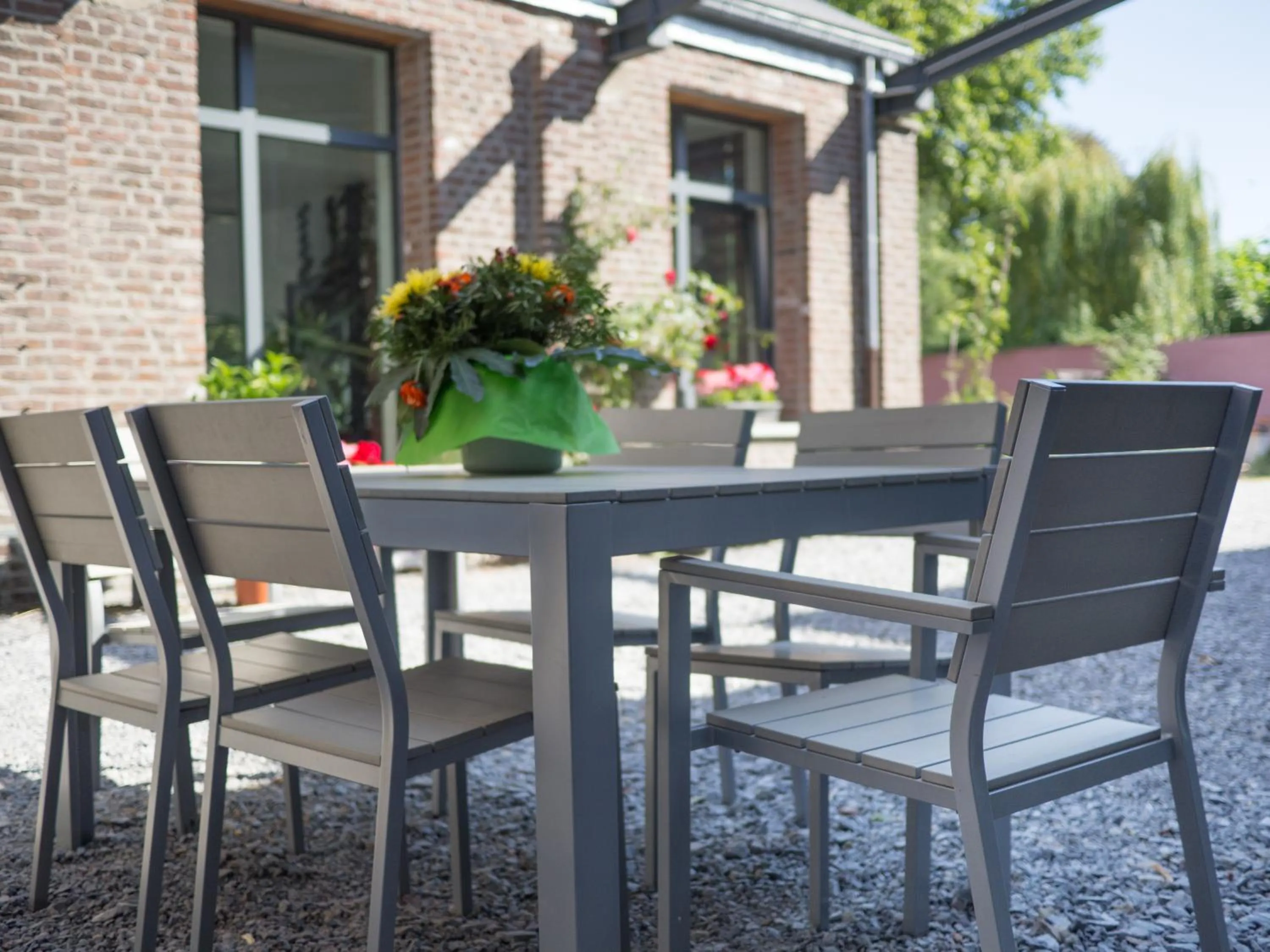 BBQ facilities in Au jardin des Vennes