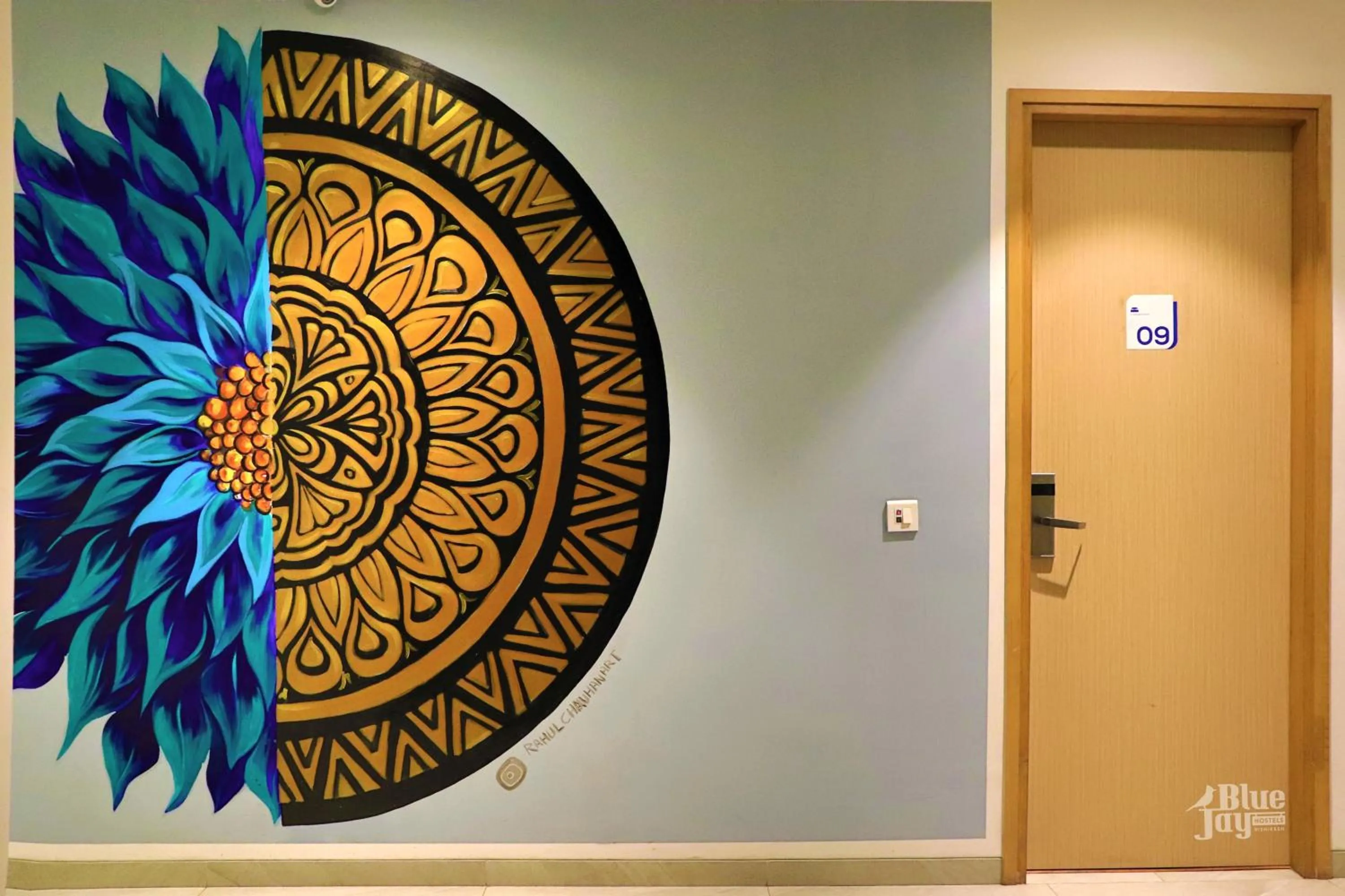 Property logo or sign in The Blue Jay Hostel - Dorms & Rooms