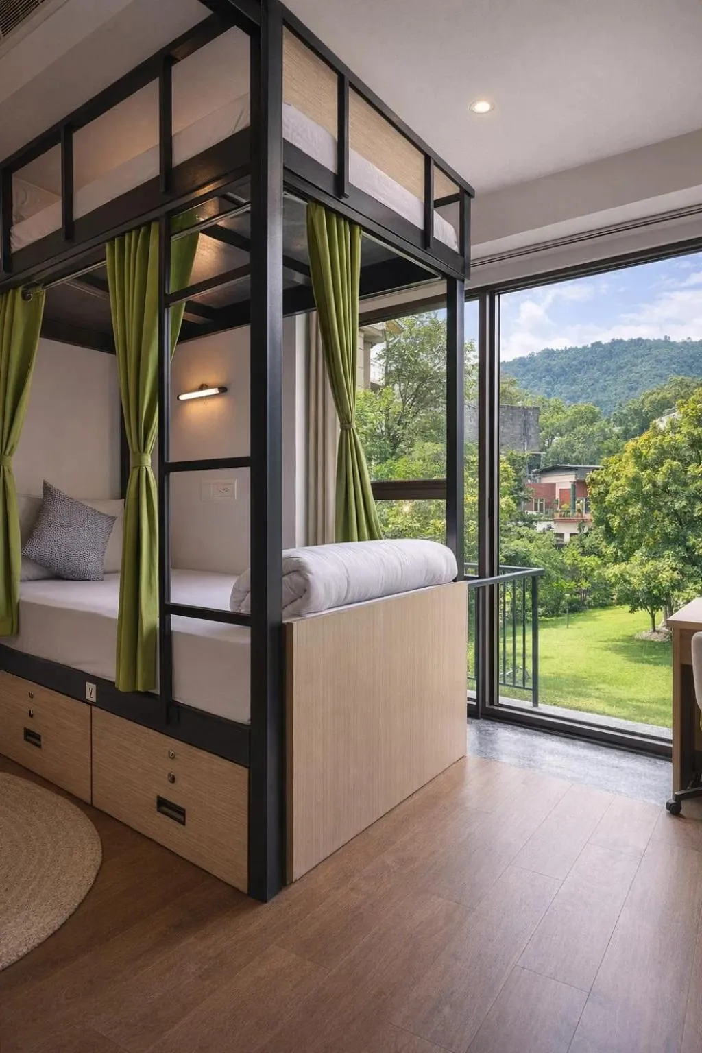 Bed in The Blue Jay Hostel