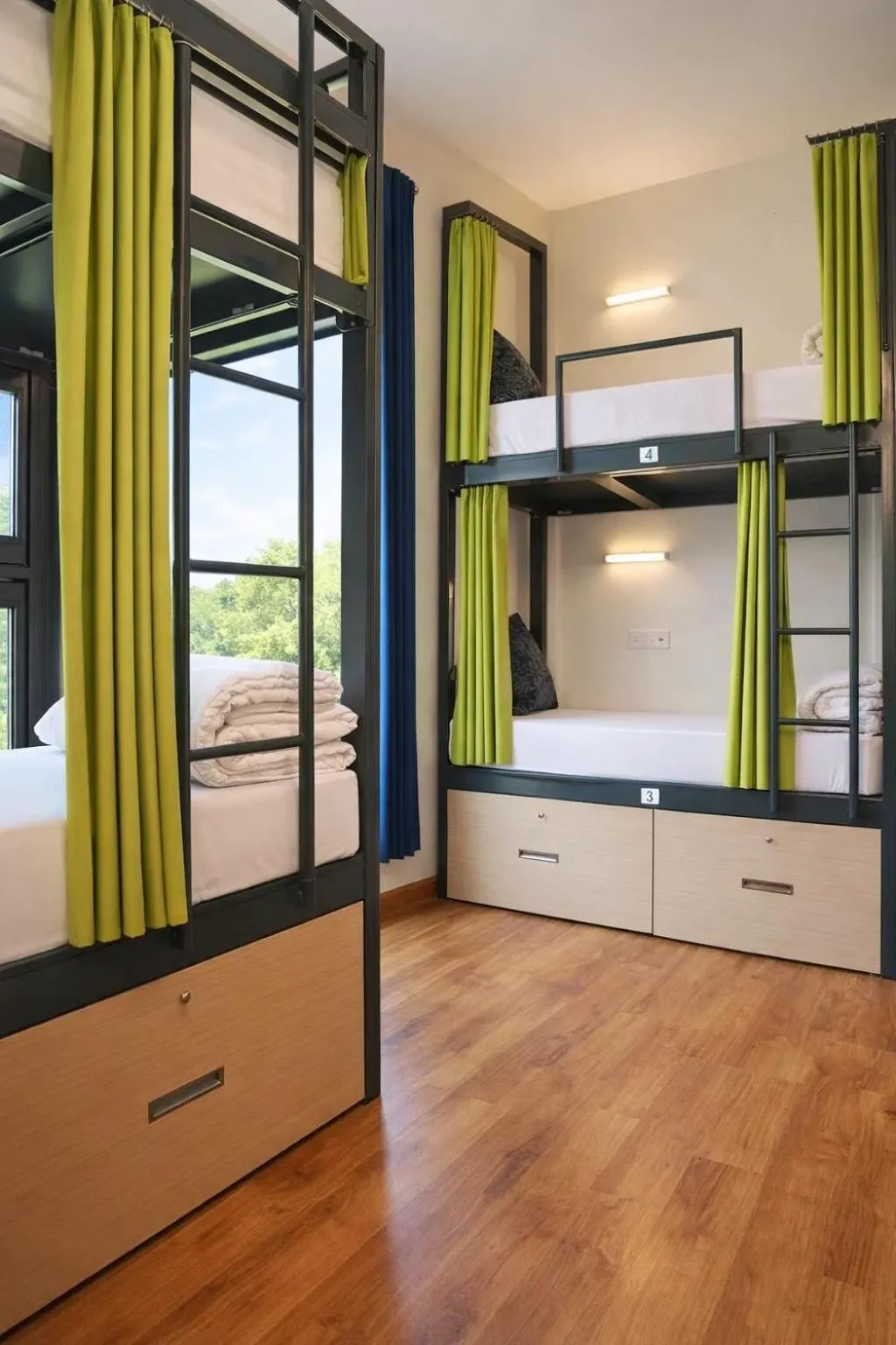 Bed in The Blue Jay Hostel