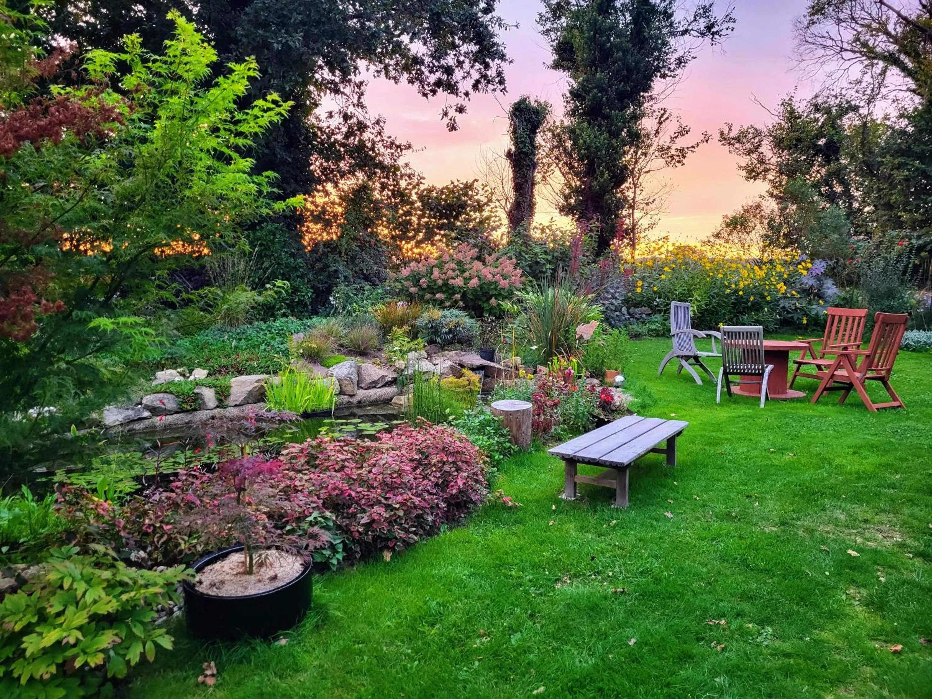 Garden in L'Oustaou du Bodo