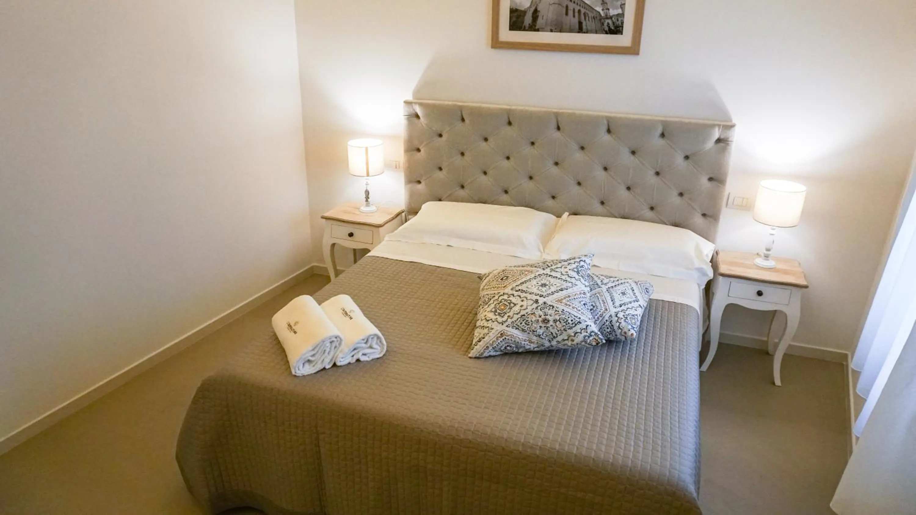 Bed in L'IMPERATORE Relax & Charme