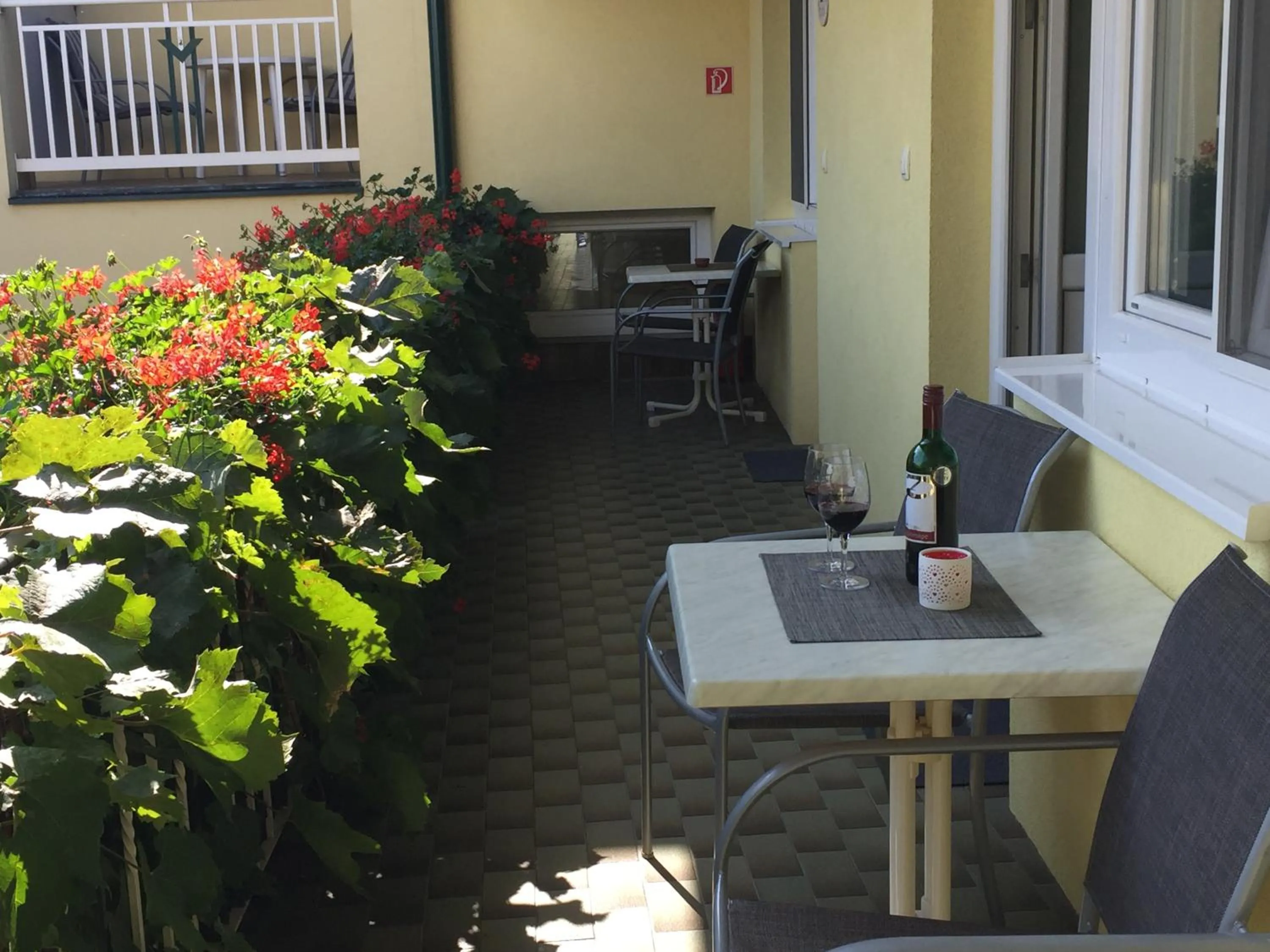 Balcony/Terrace in Pension Peterhof