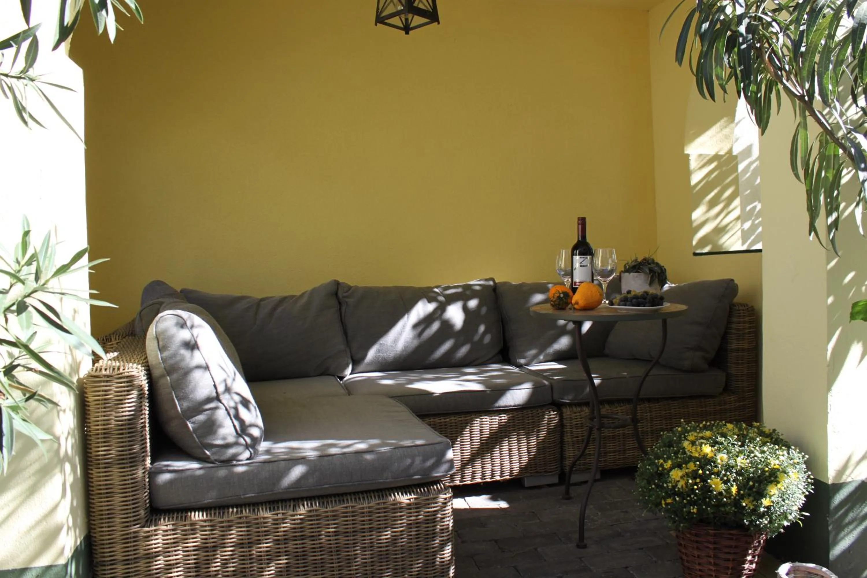 Patio in Pension Peterhof