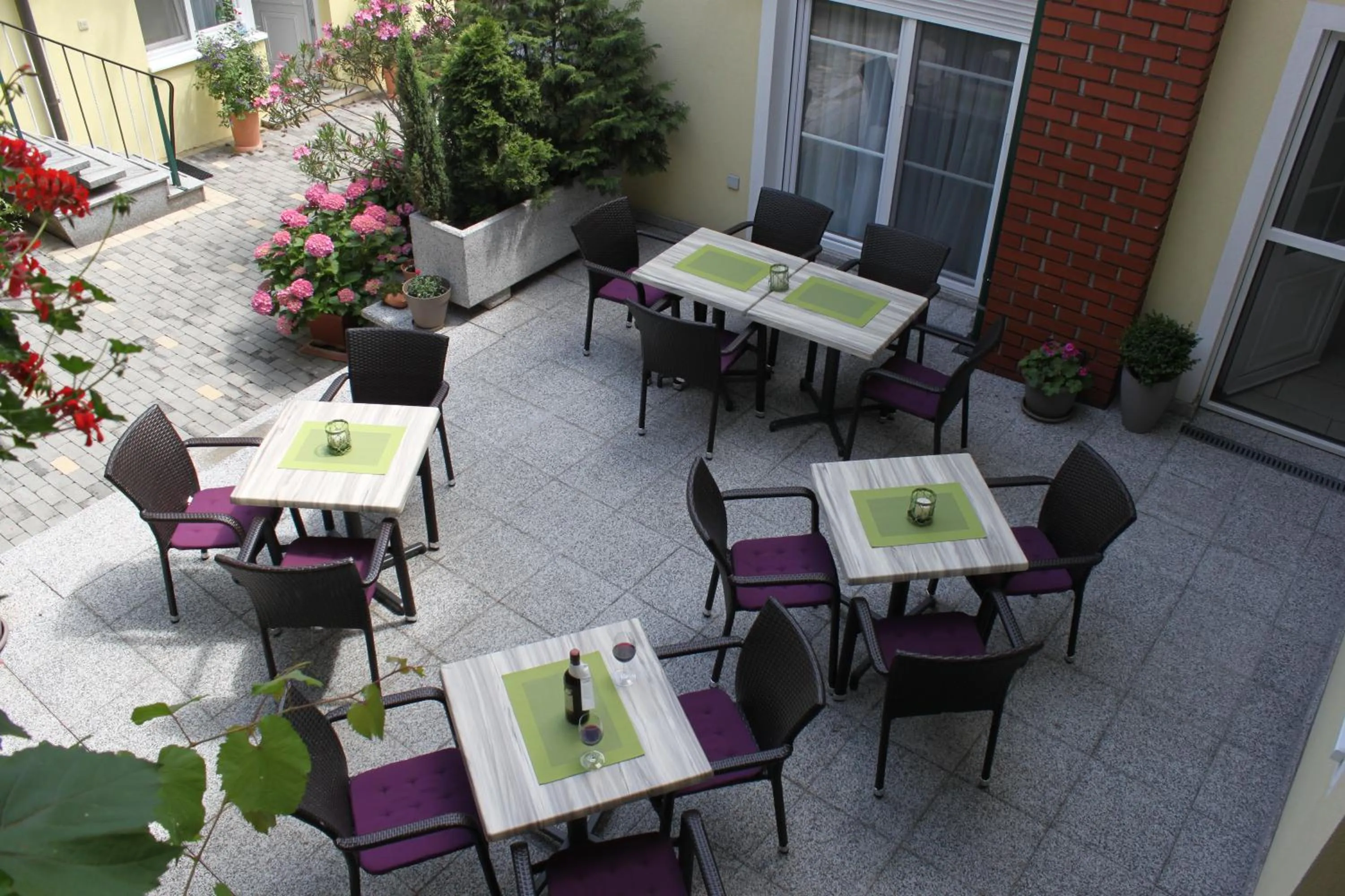 Patio in Pension Peterhof