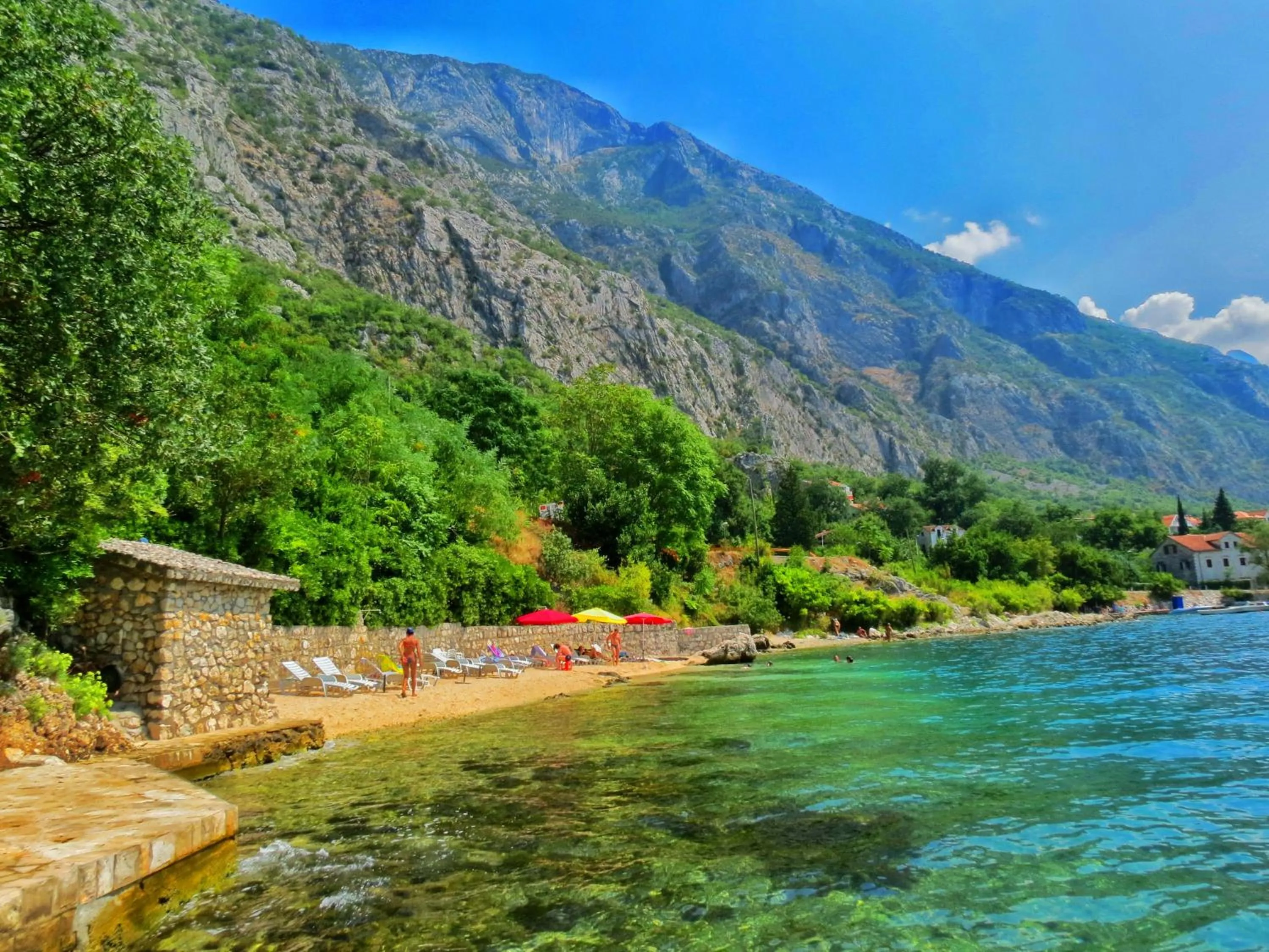 Beach in Apartments Villa PM