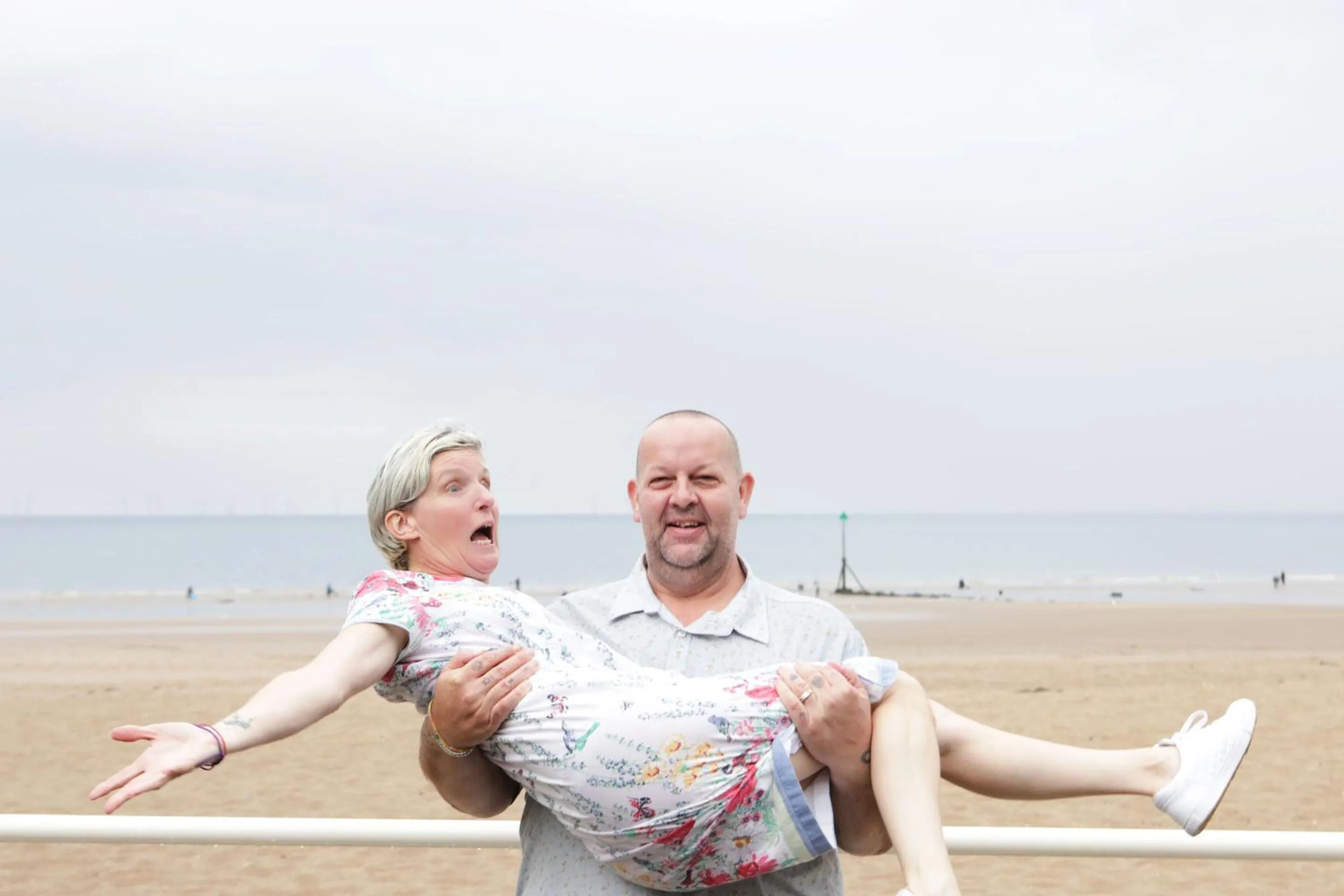 Beach in Bryn Woodlands House