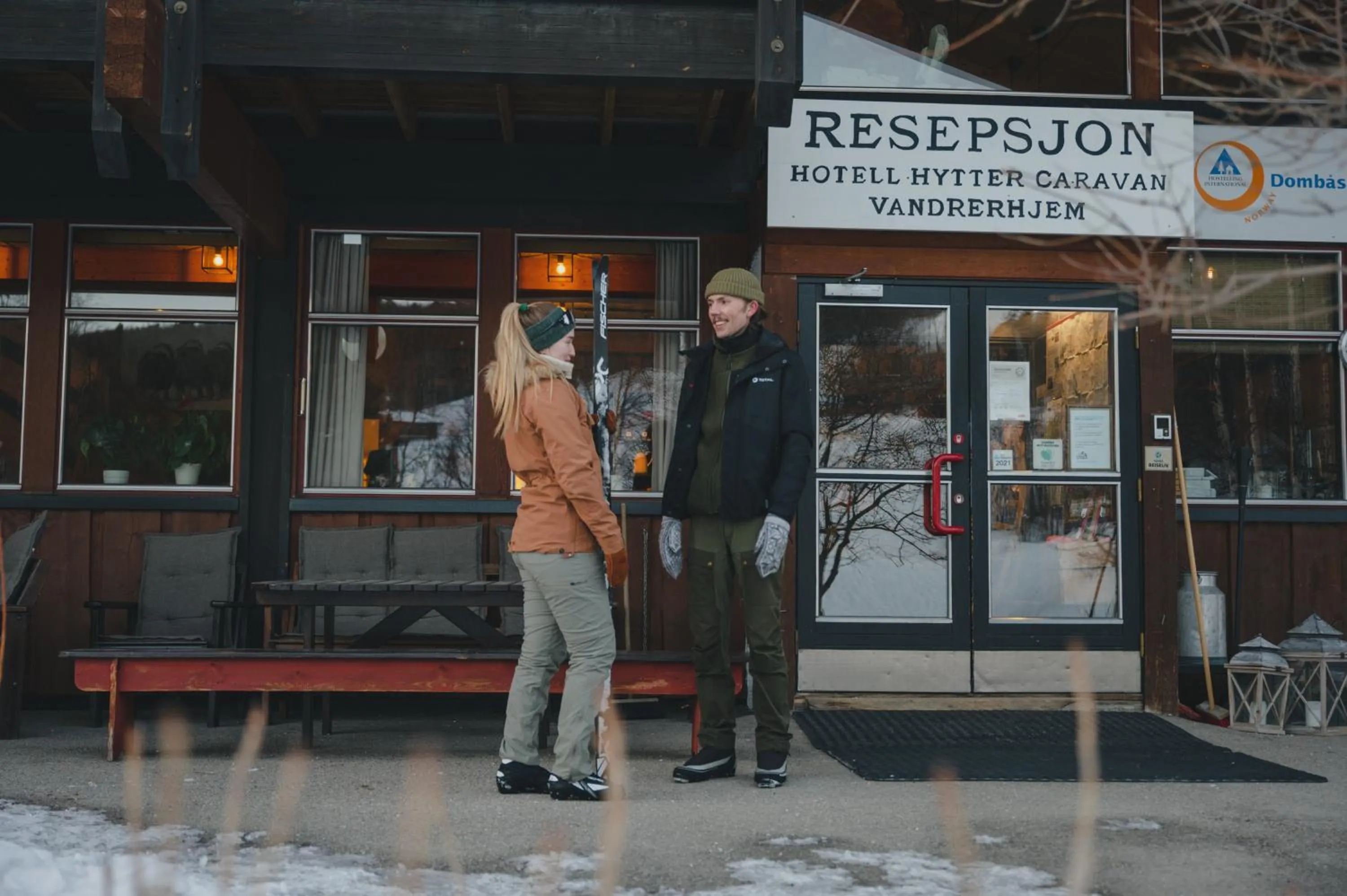 Lobby or reception in Hytter Dombås