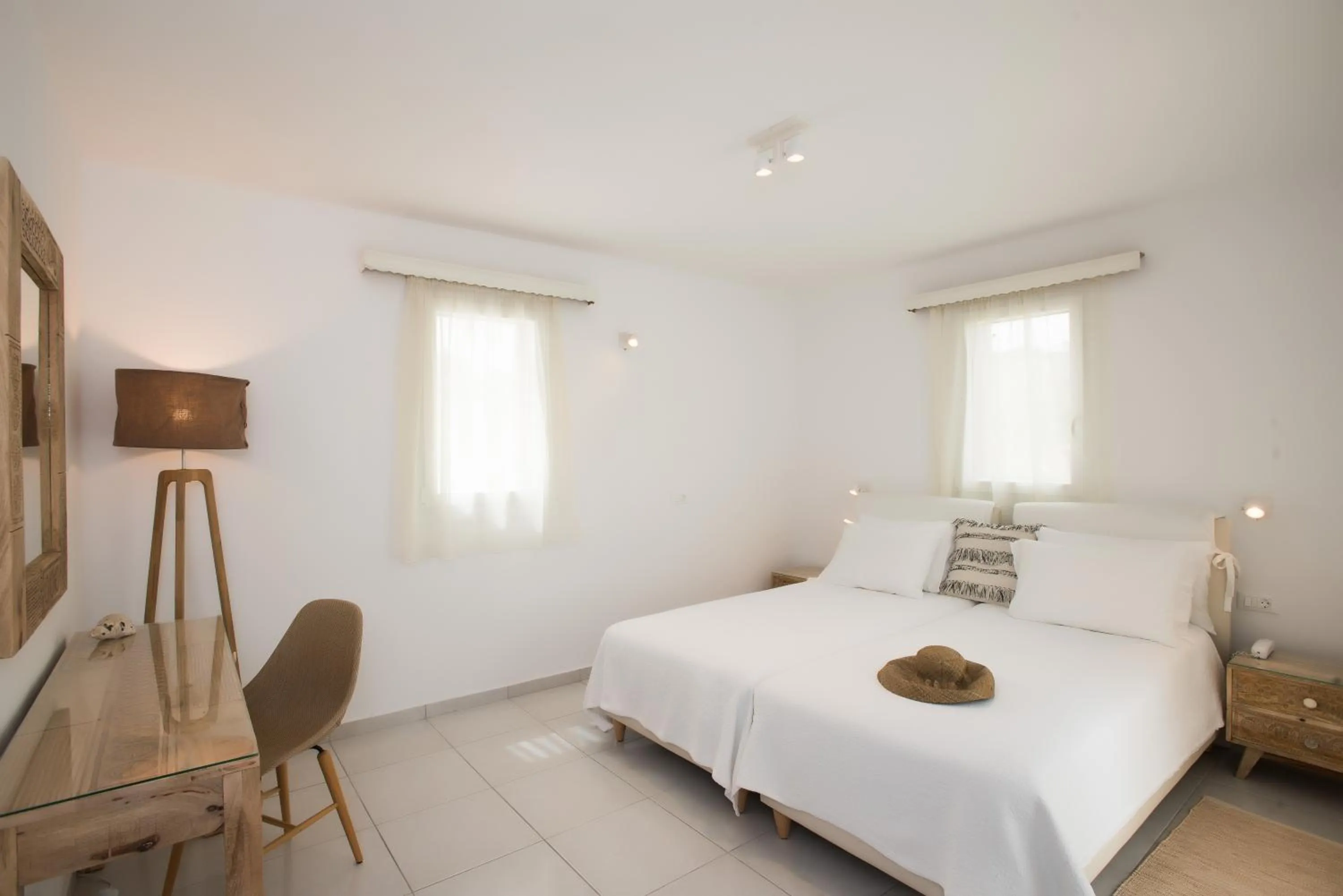 Bed in Hotel Charissi