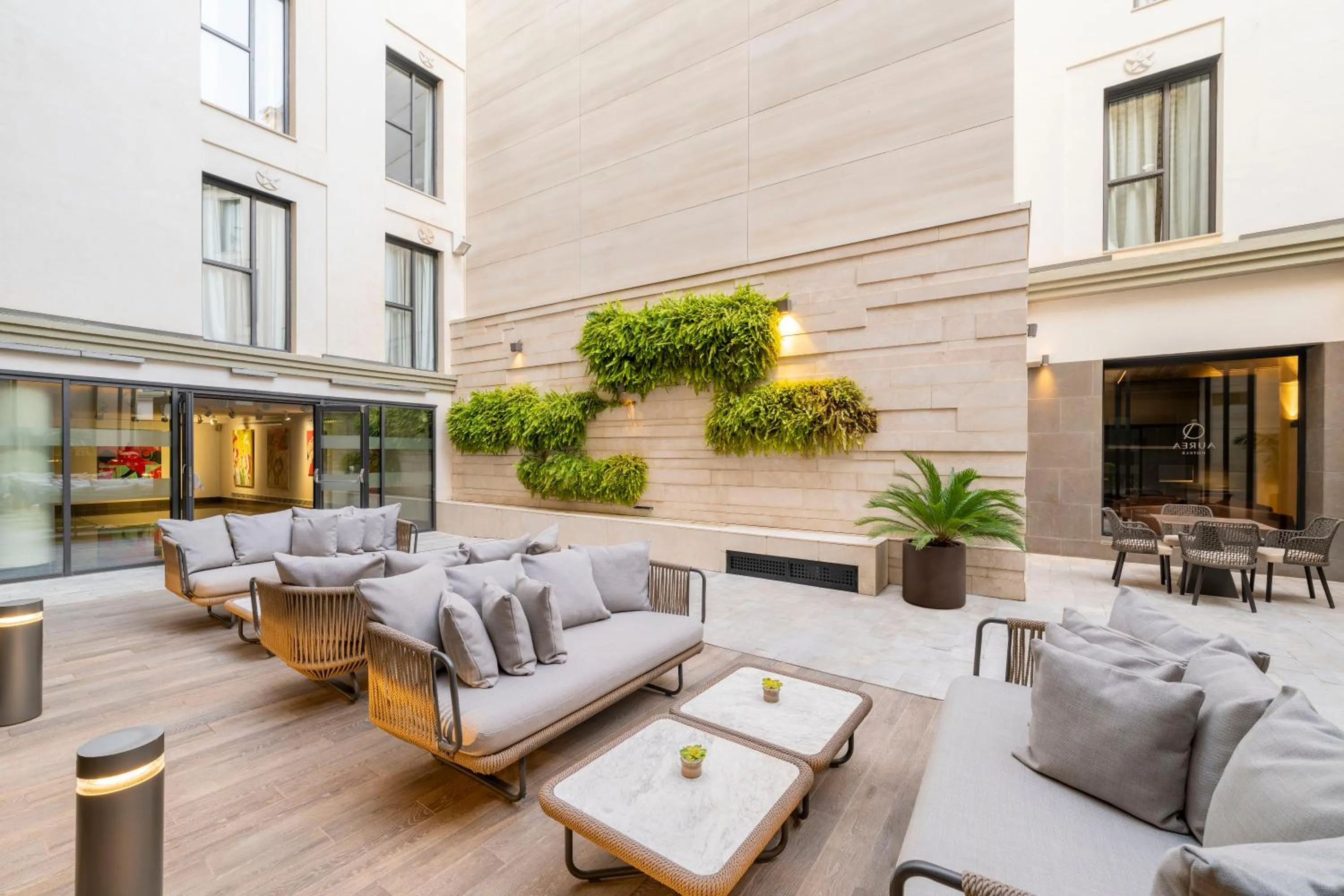 Patio in Áurea Catedral by Eurostars Hotel Company