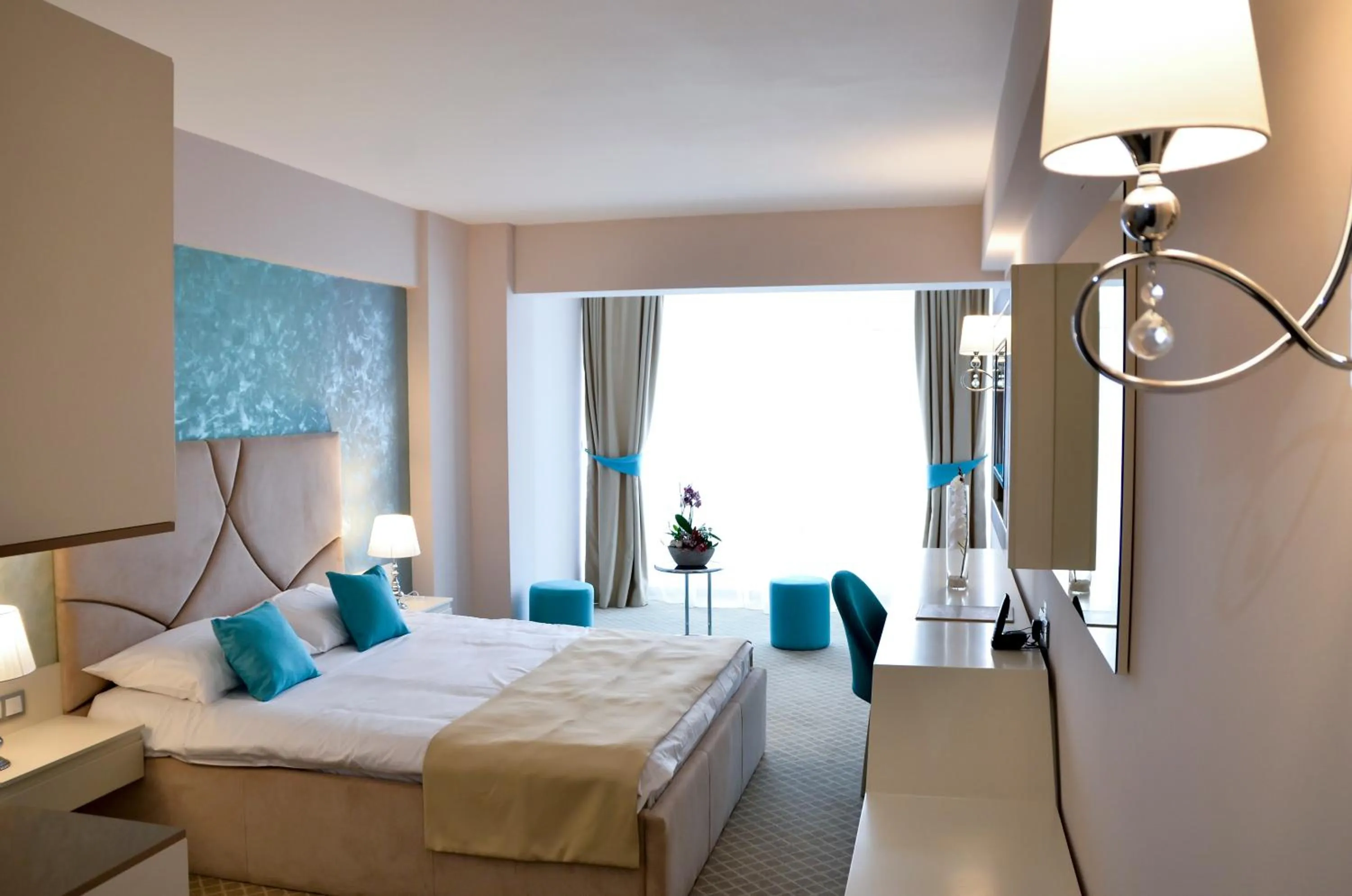 Bedroom, Bed in Hotel Afrodita -Valenii De Munte