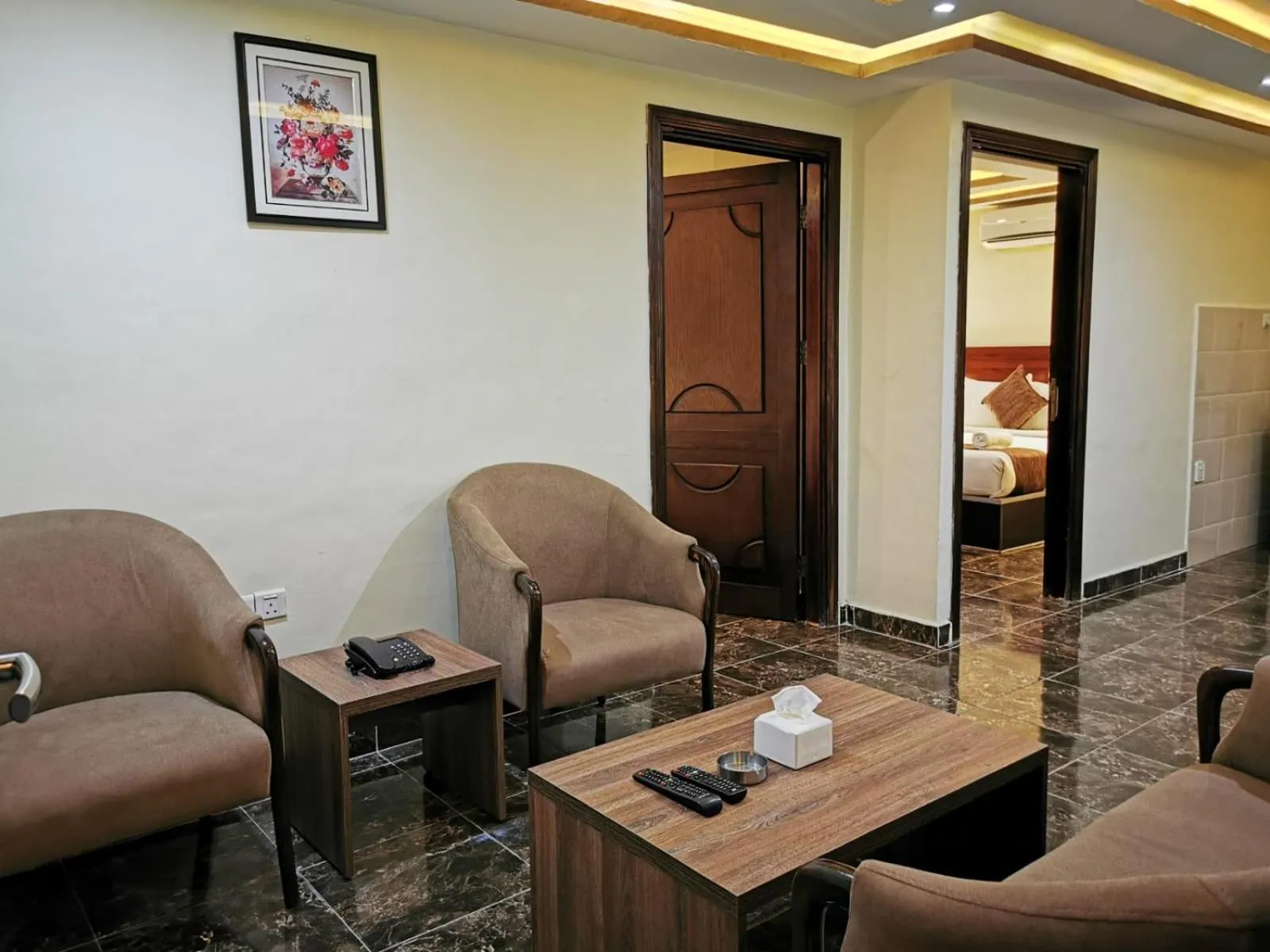 Living room in TAJ Hotel