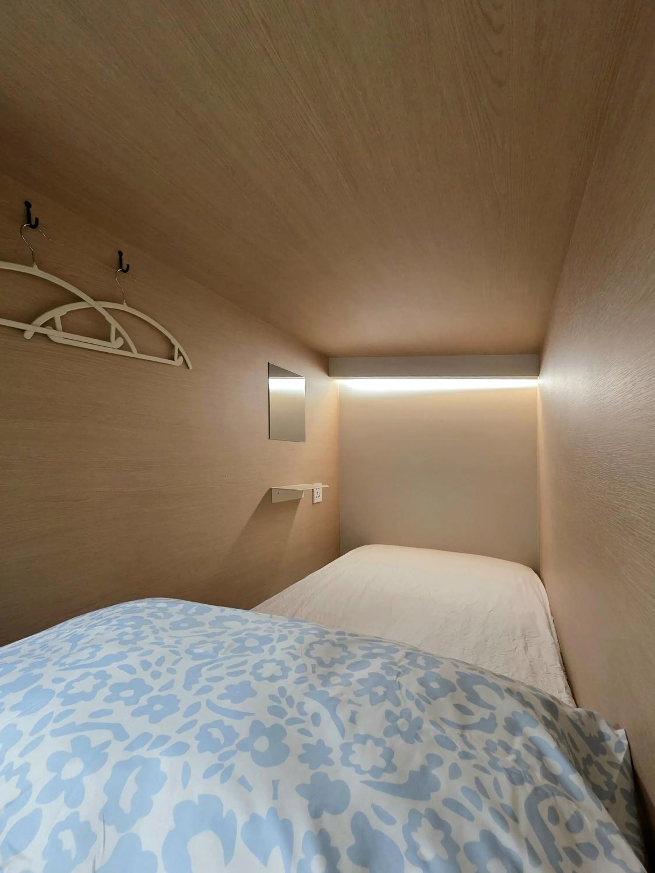 Bed in The Cube Hotel