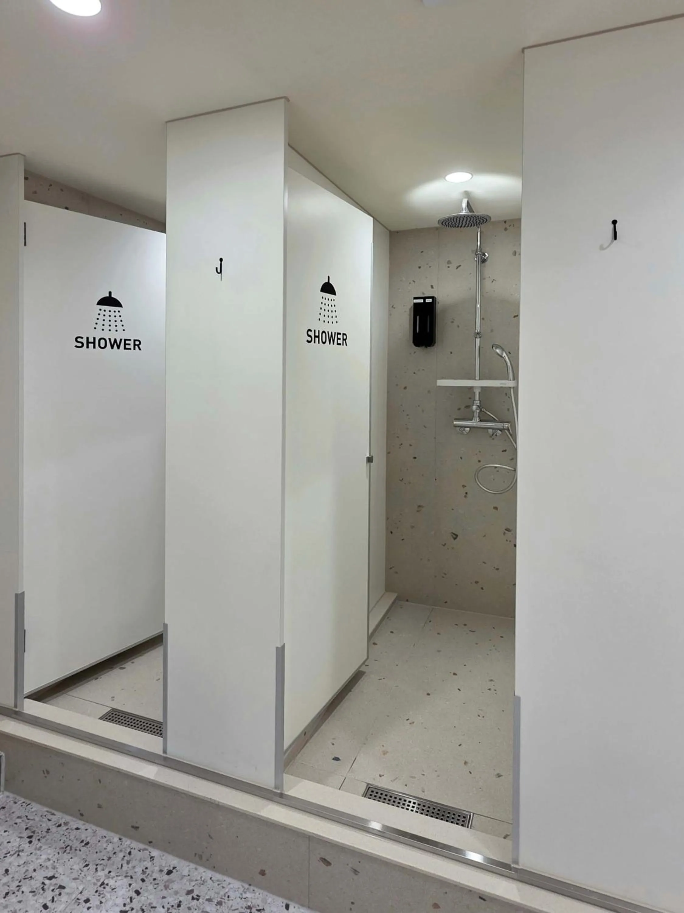 Shower in The Cube Hotel