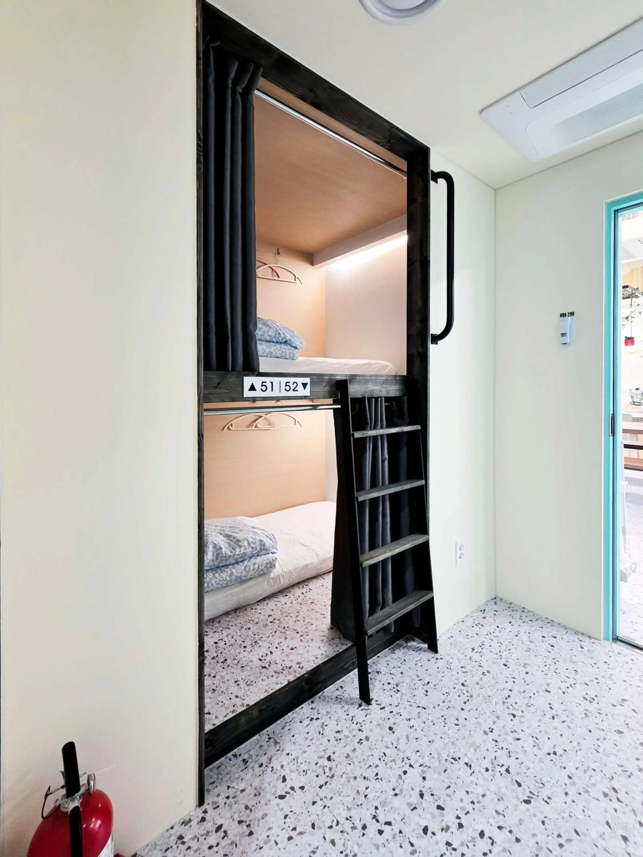 Bed in The Cube Hotel