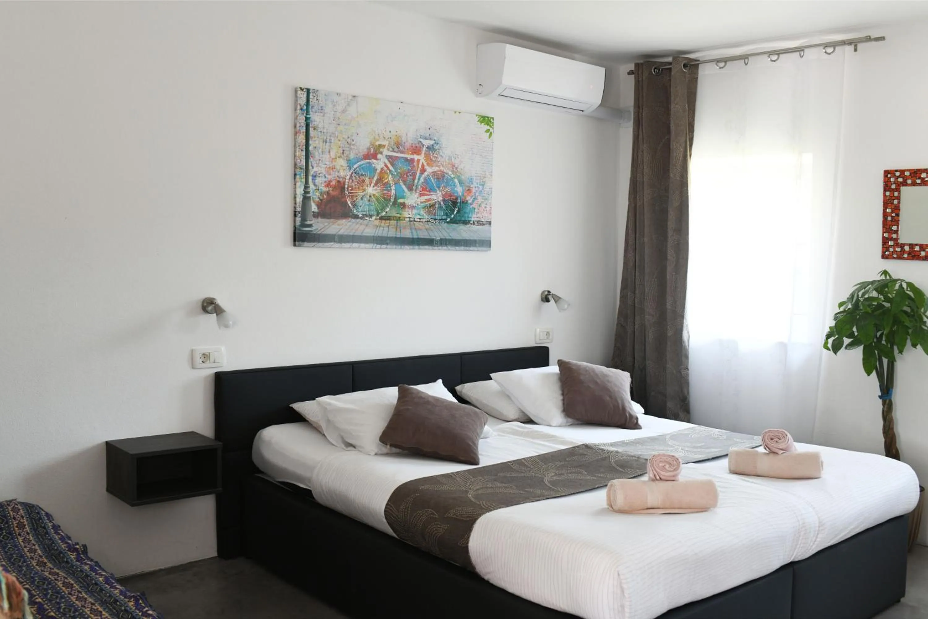 air conditioner, Bed in Resort Vidmar near Bled - rooms Vidmar