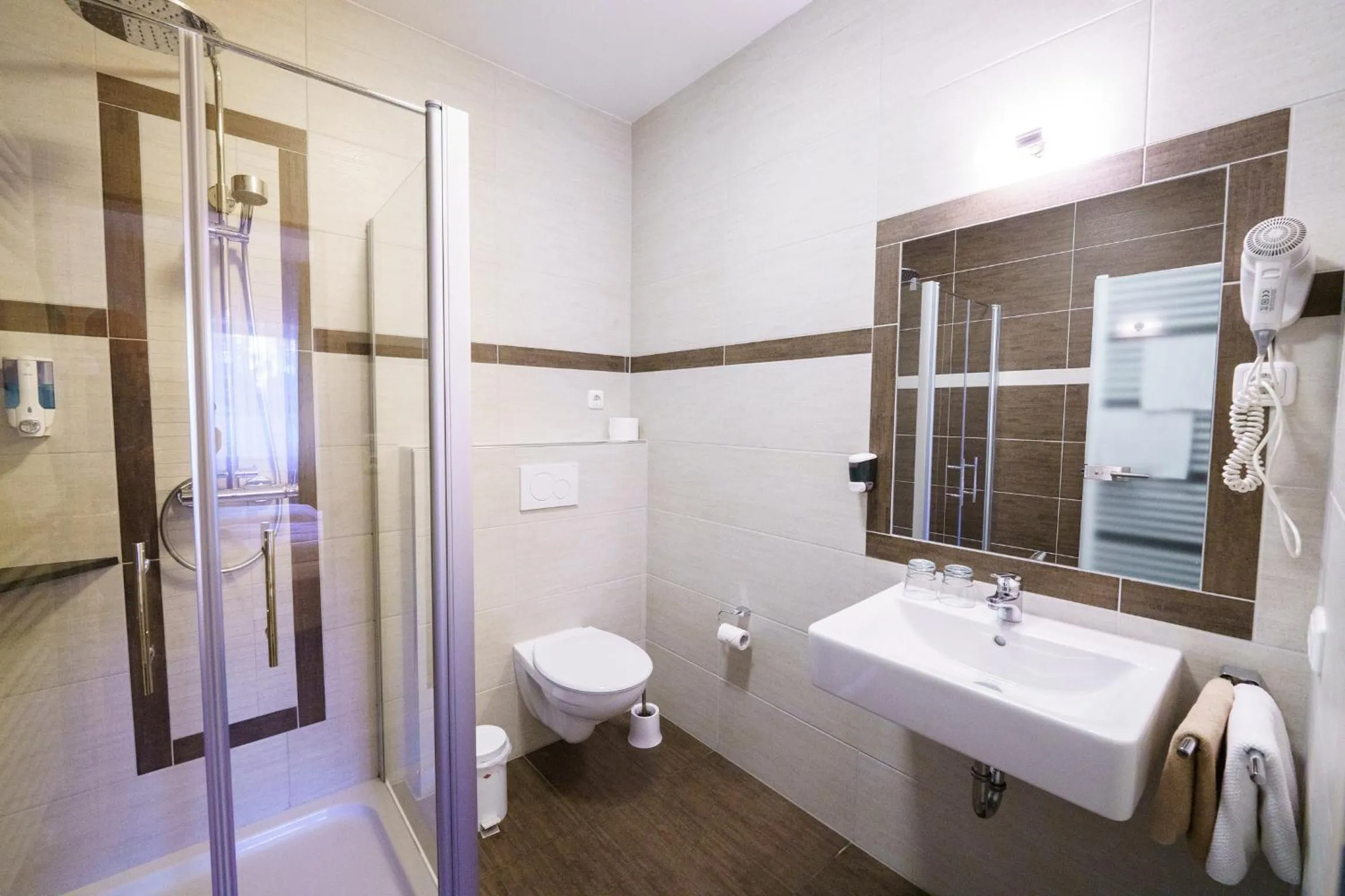 Shower in Gasthaus Schwarzer Adler