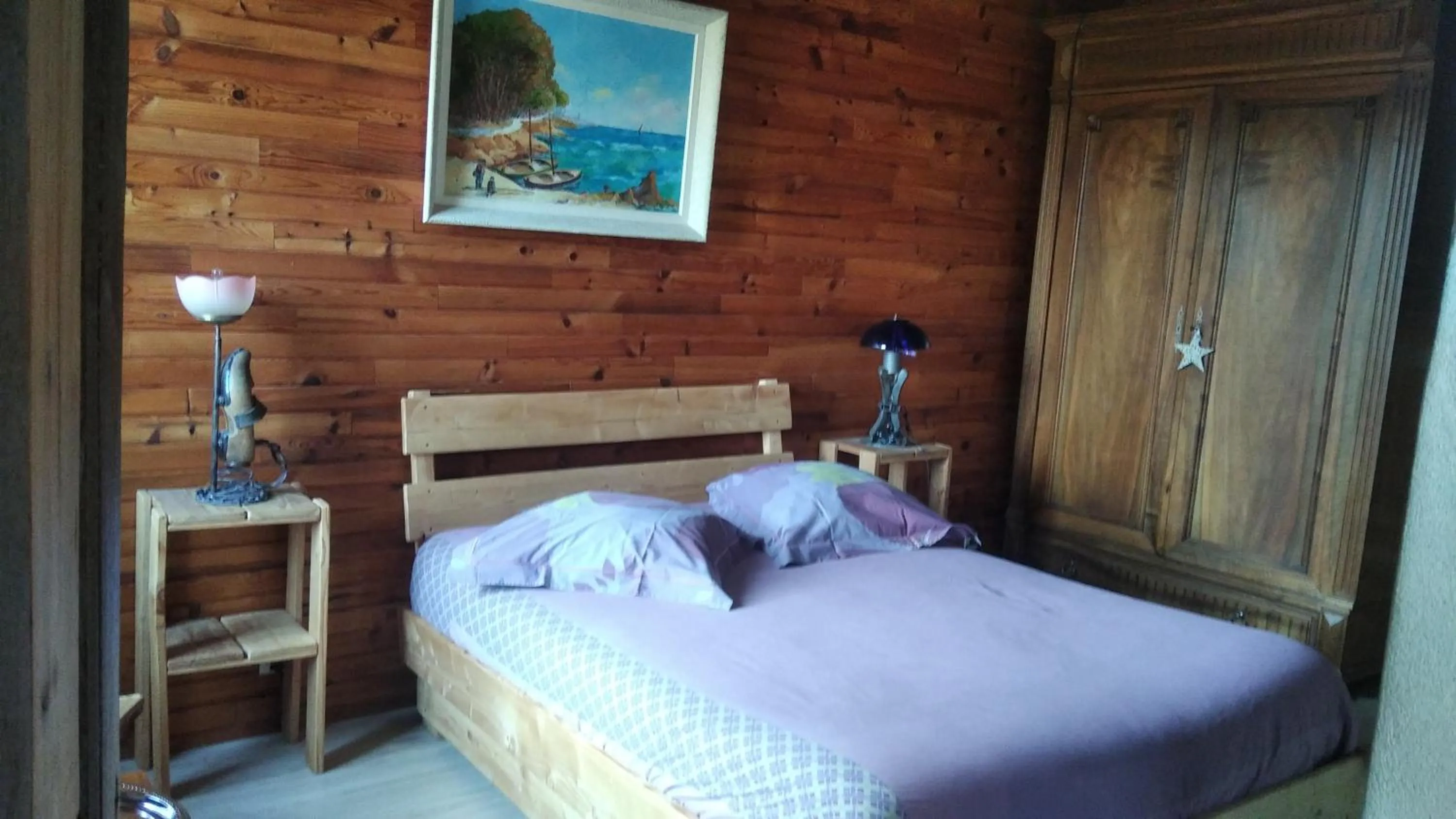 Bed in Chambres et Table d'hôtes Il Fut Un Temps...