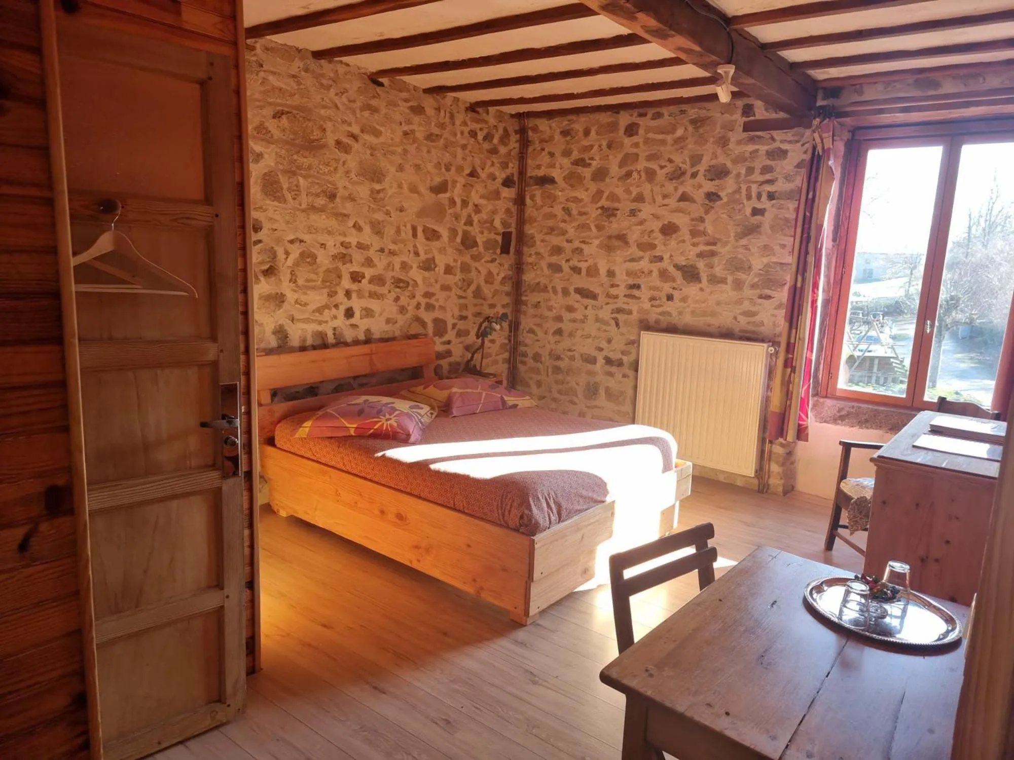 Bed in Chambres et Table d'hôtes Il Fut Un Temps...