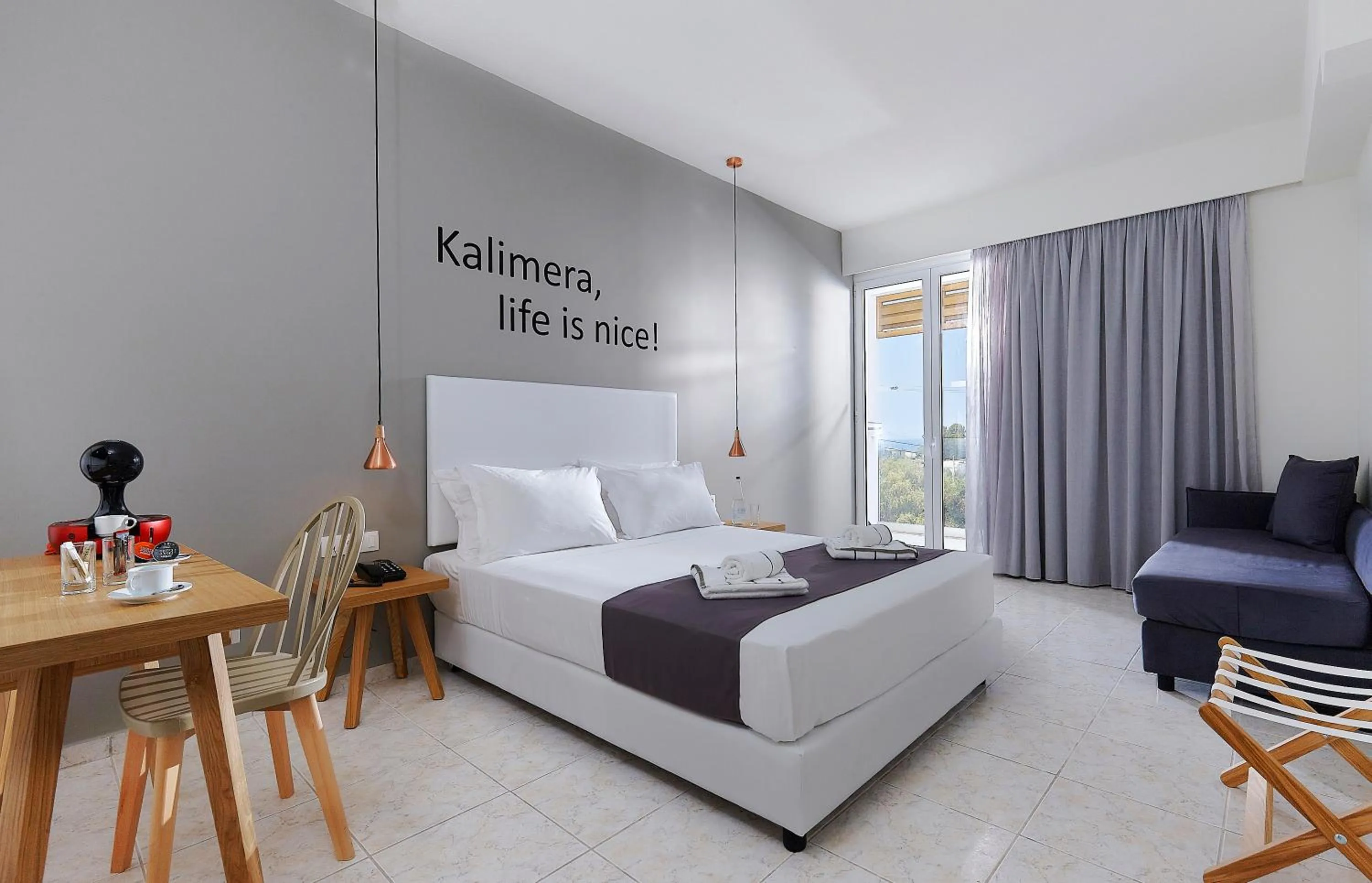 Bed in Vasia Royal Hotel