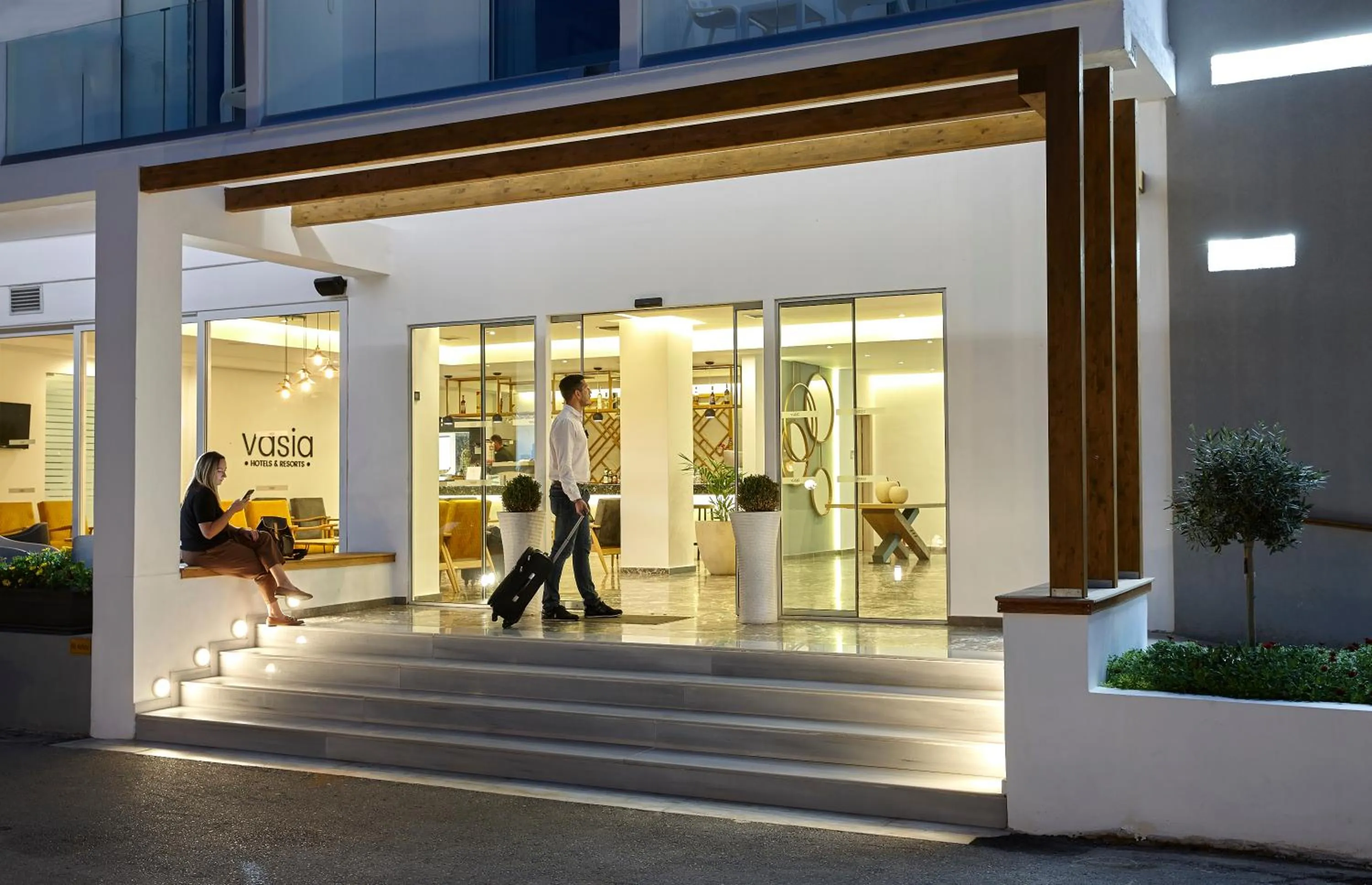 Lobby or reception in Vasia Royal Hotel