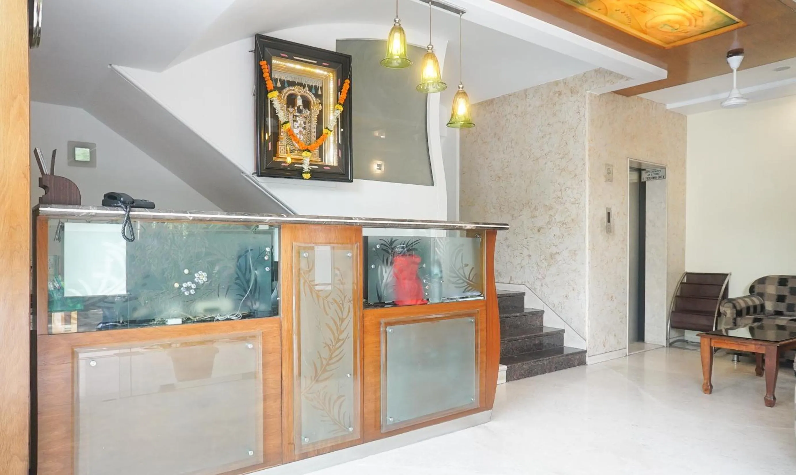 Lobby or reception in Treebo Brahma Regency