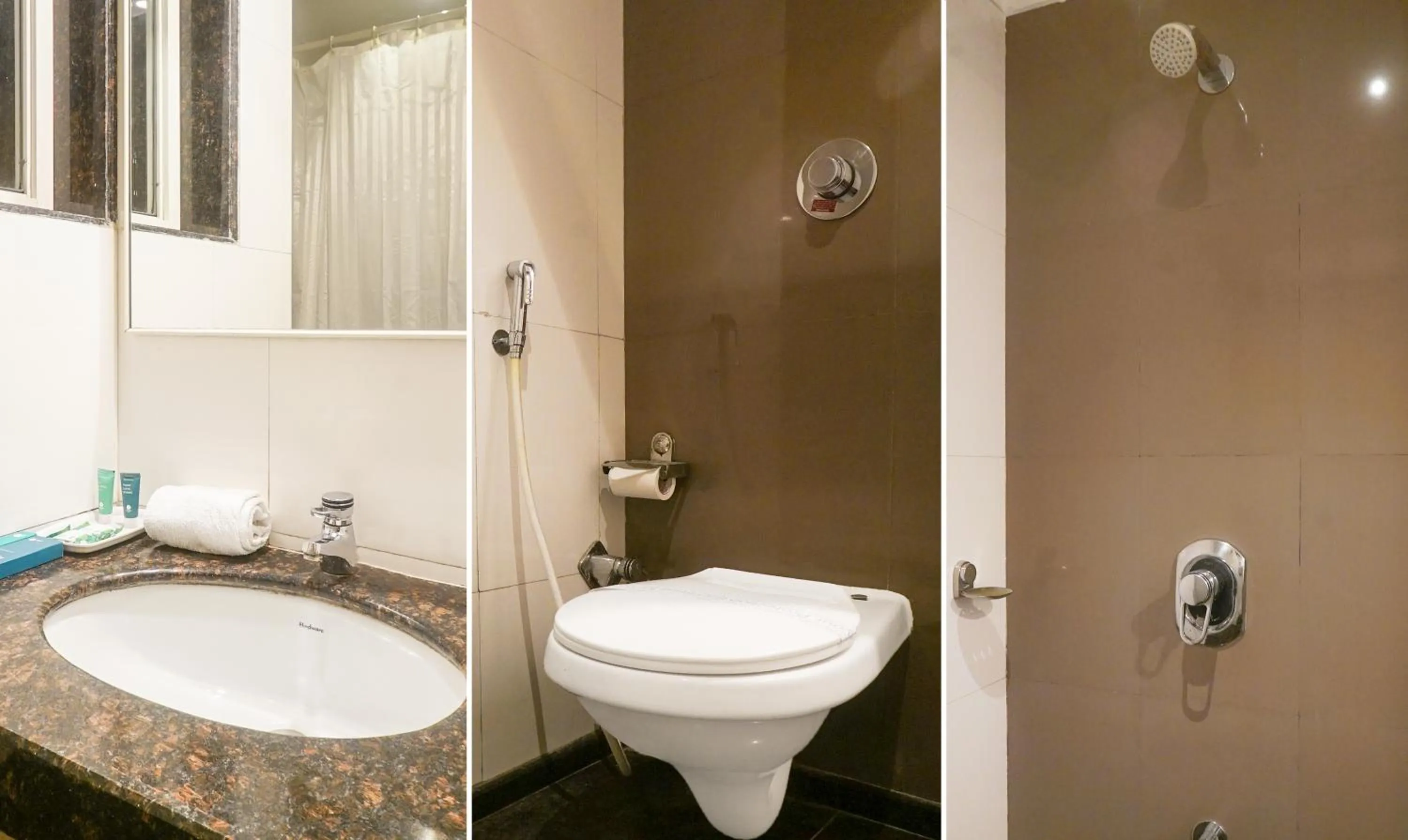 Shower in Treebo Brahma Regency