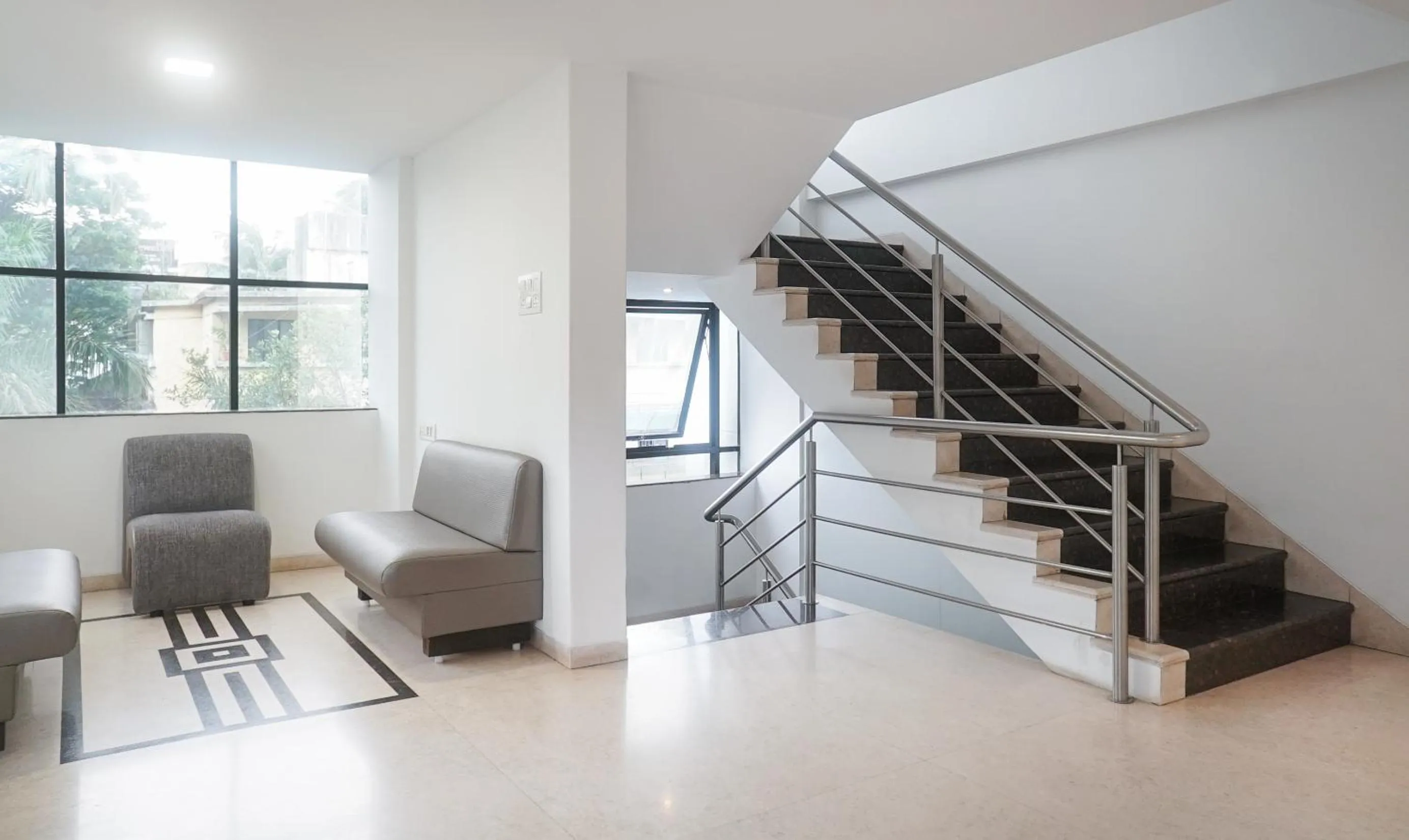 Seating area in Treebo Brahma Regency