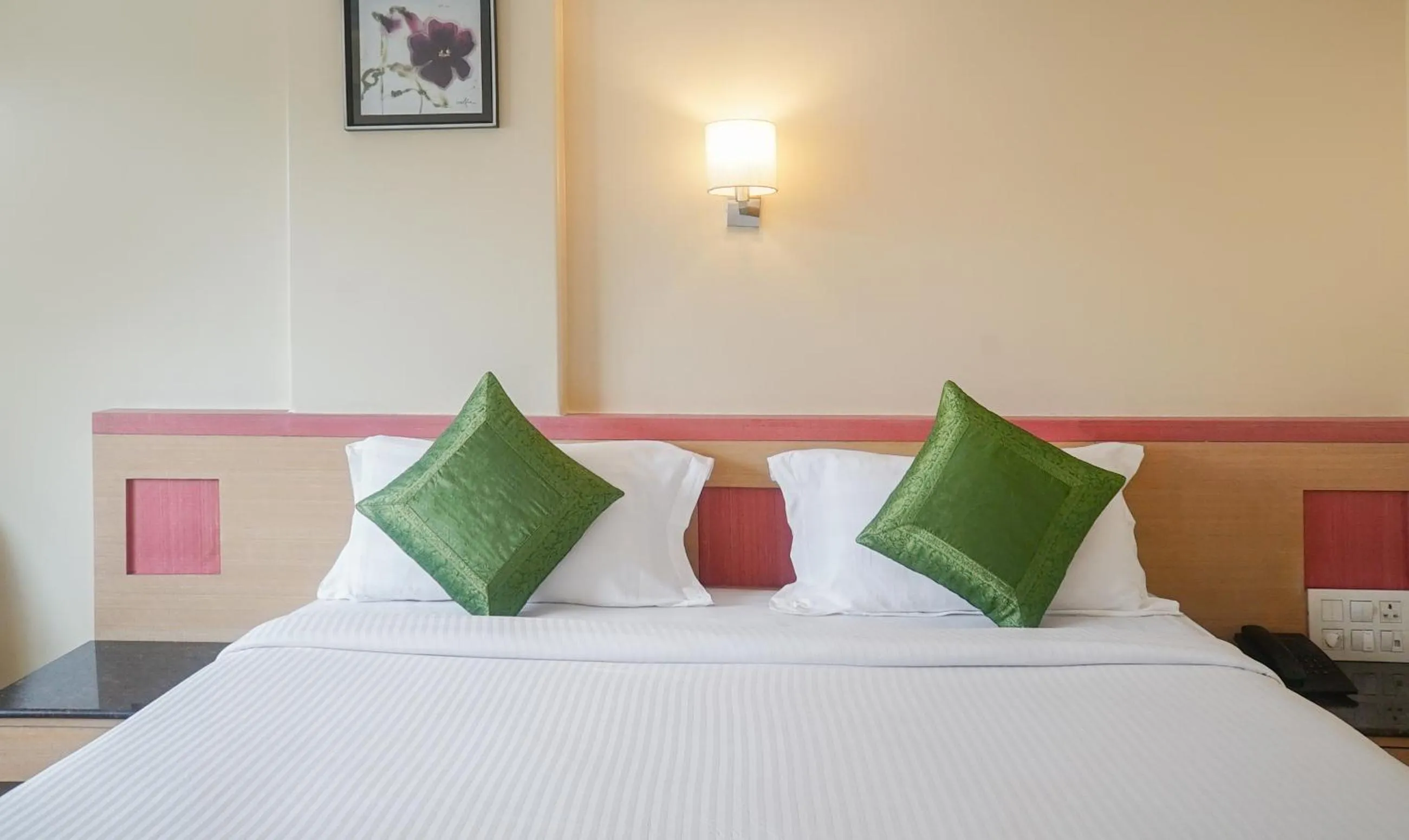 Bed in Treebo Brahma Regency