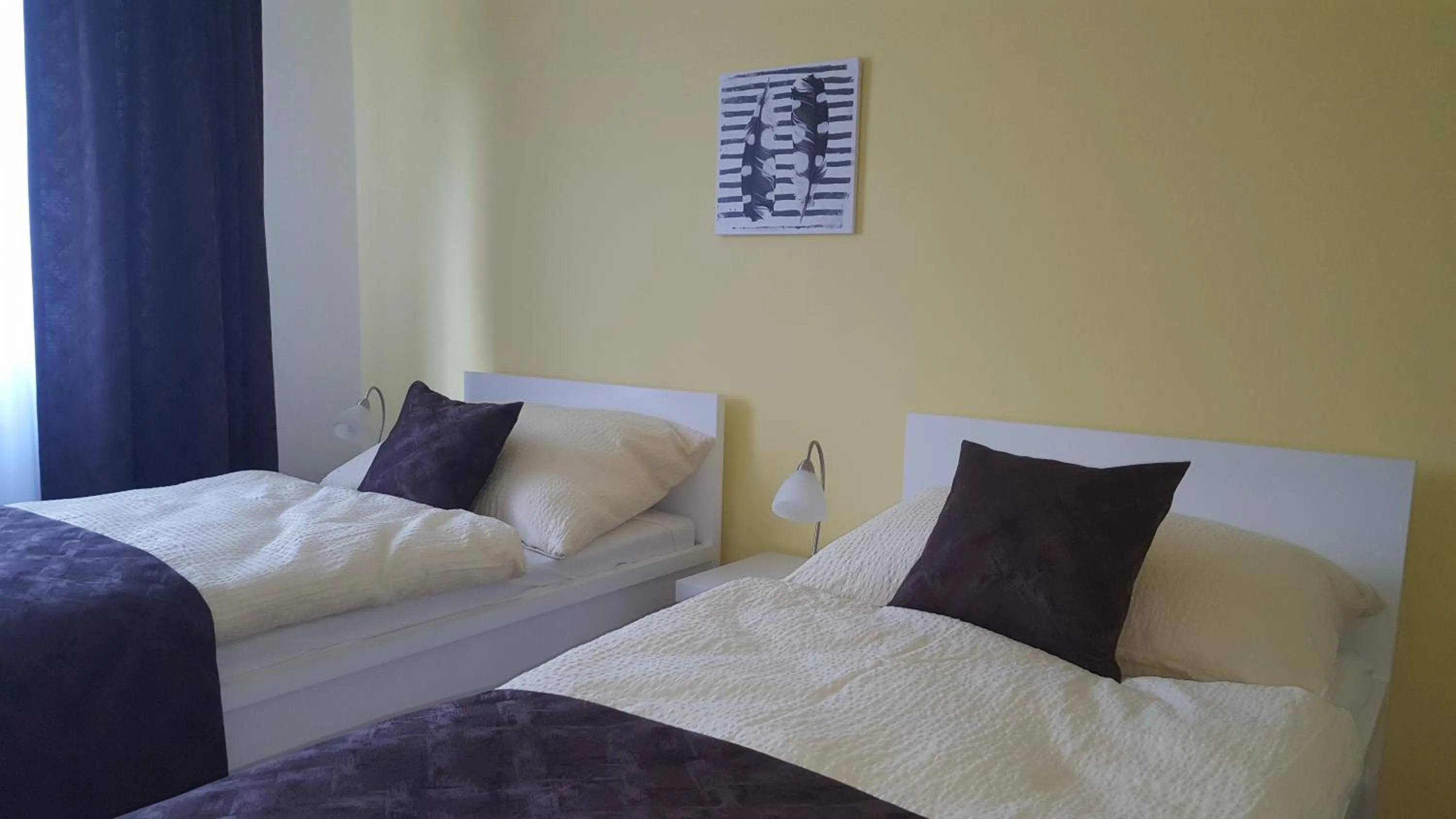 Bed in Apartmá Helga