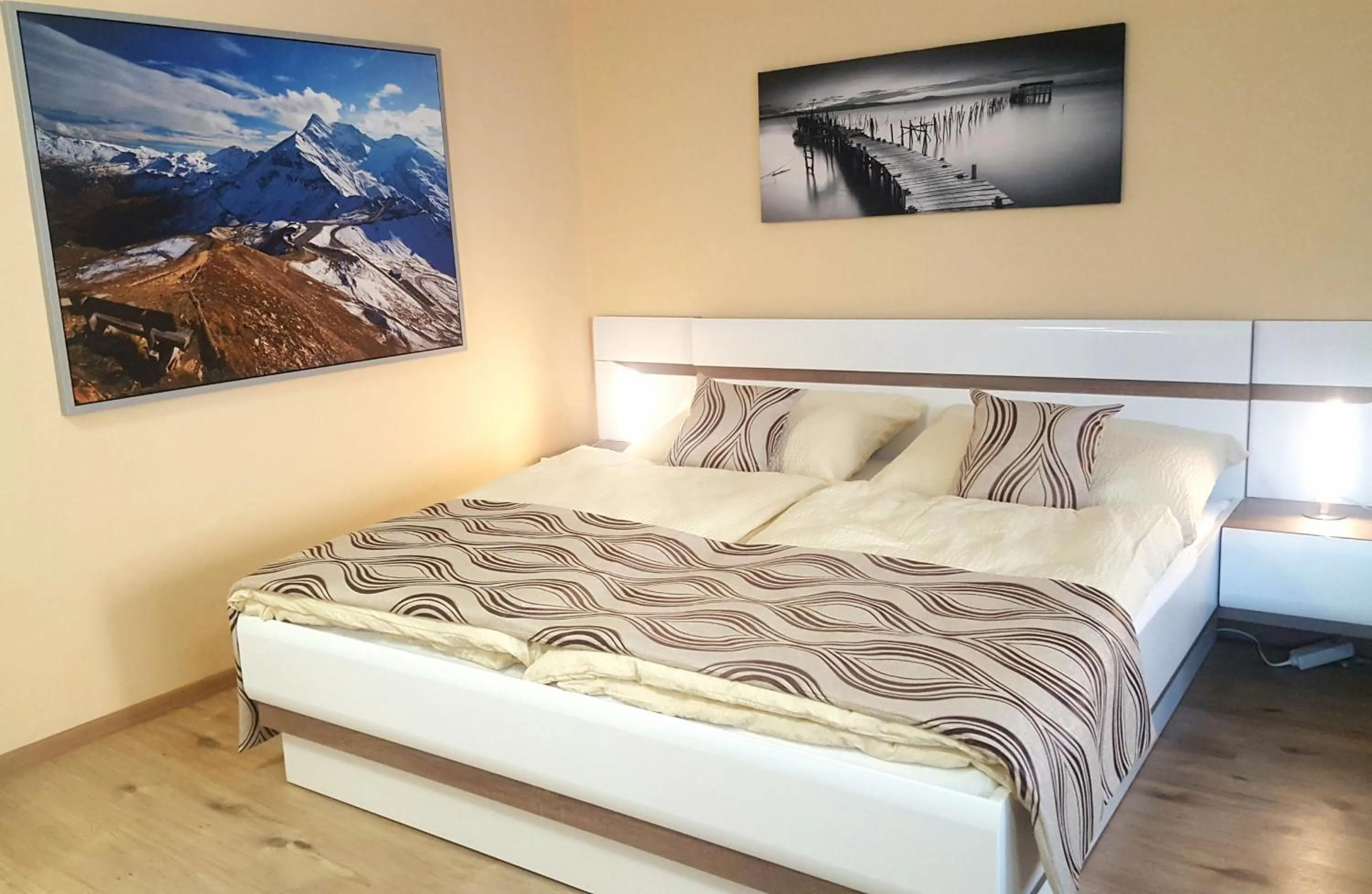 Bed in Apartmá Helga