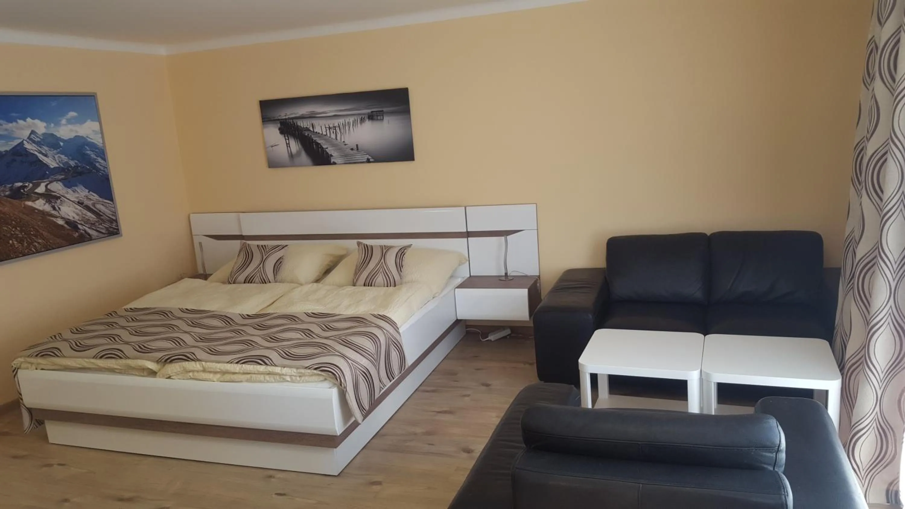 Bed in Apartmá Helga